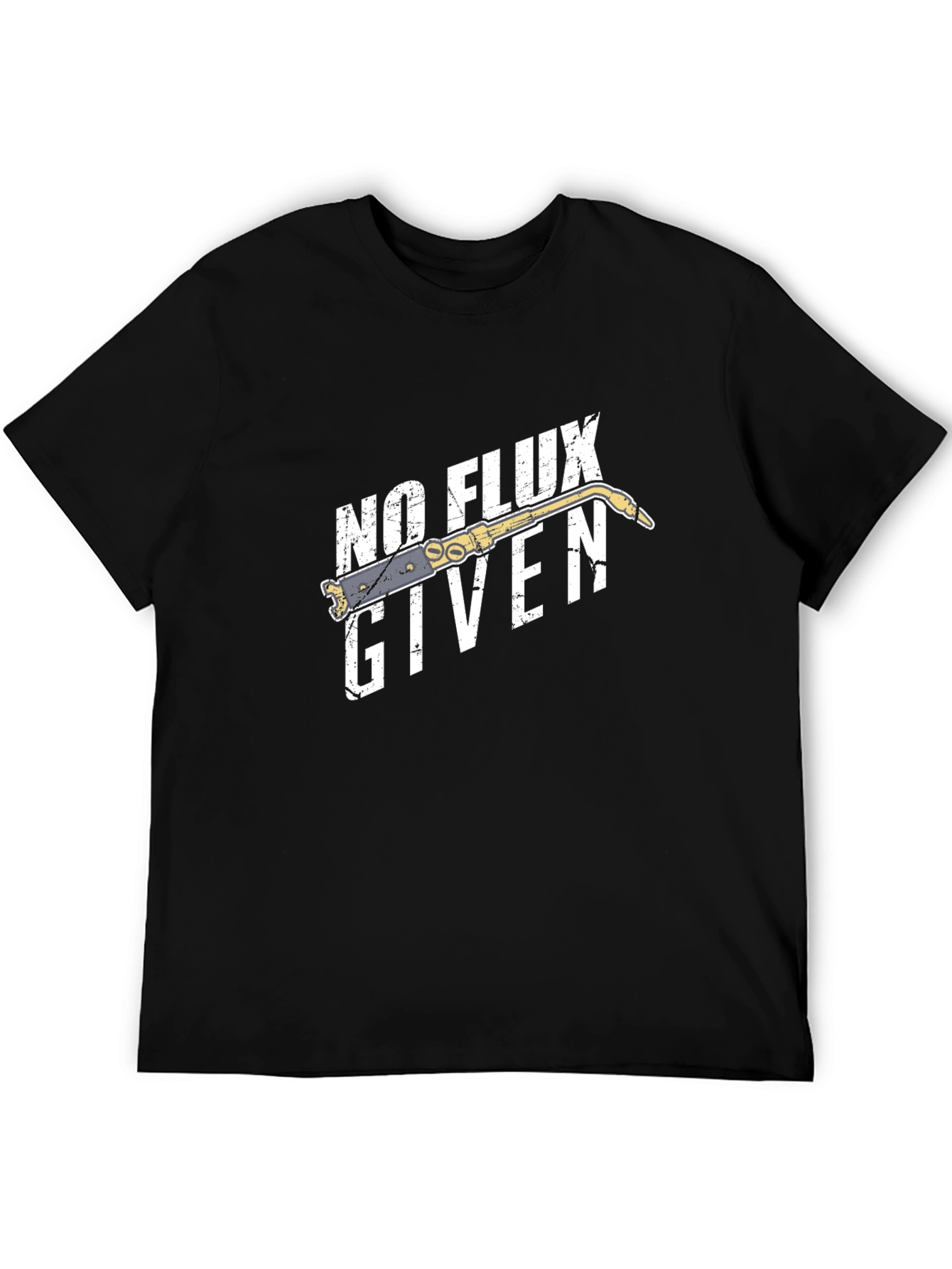 No Flux Given Graphic Tee - Black Cotton T-Shirt