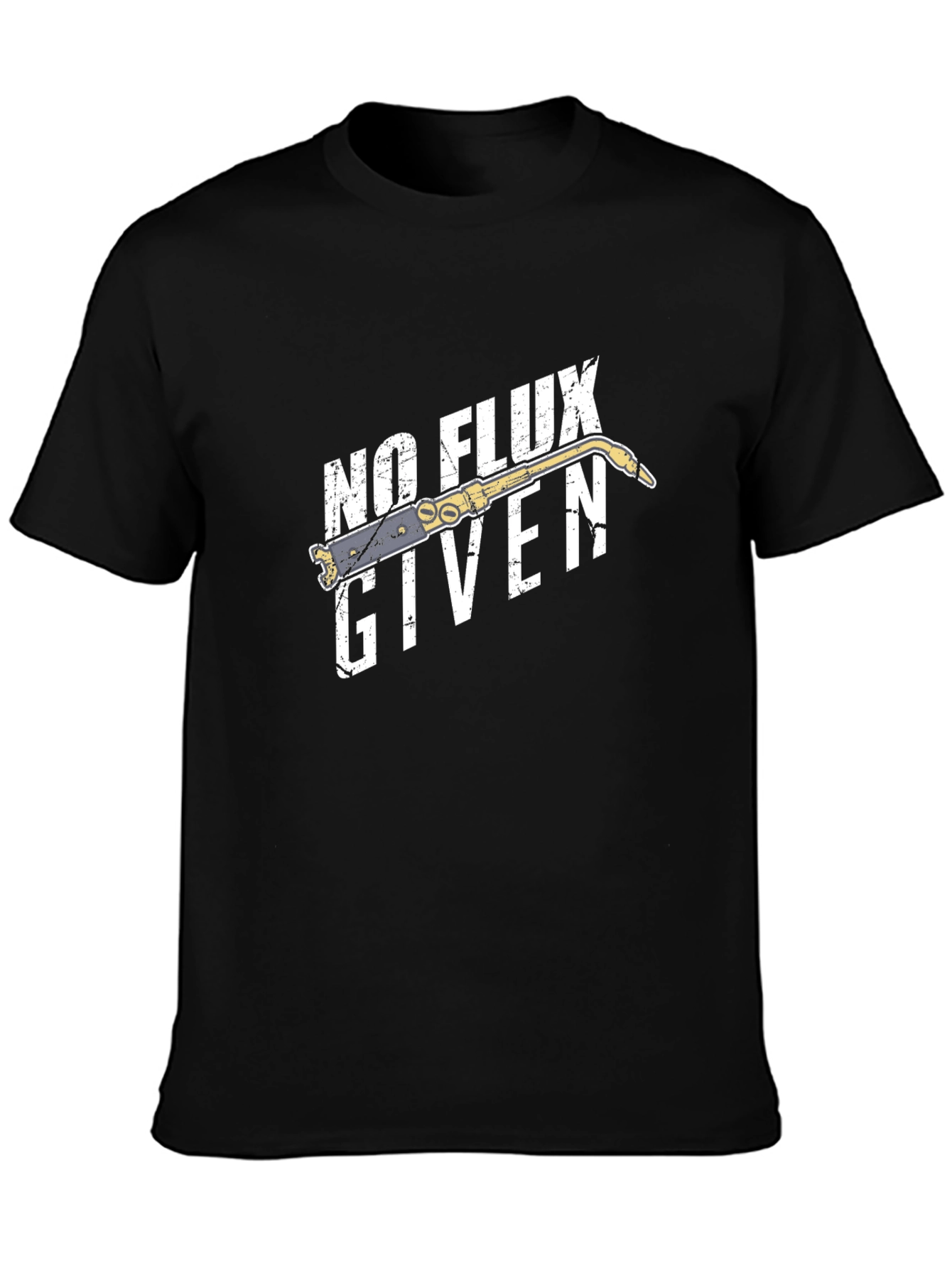 No Flux Given Graphic Tee - Black Cotton T-Shirt