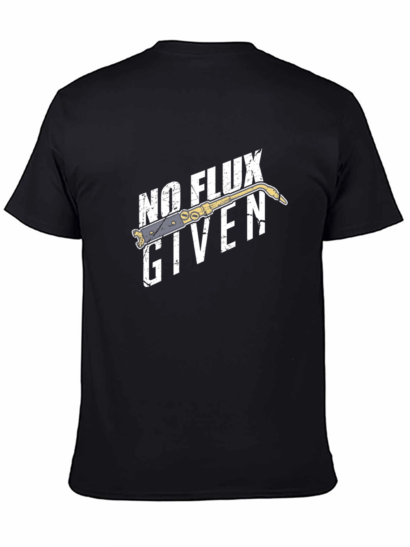 No Flux Given Graphic Tee - Black Cotton T-Shirt