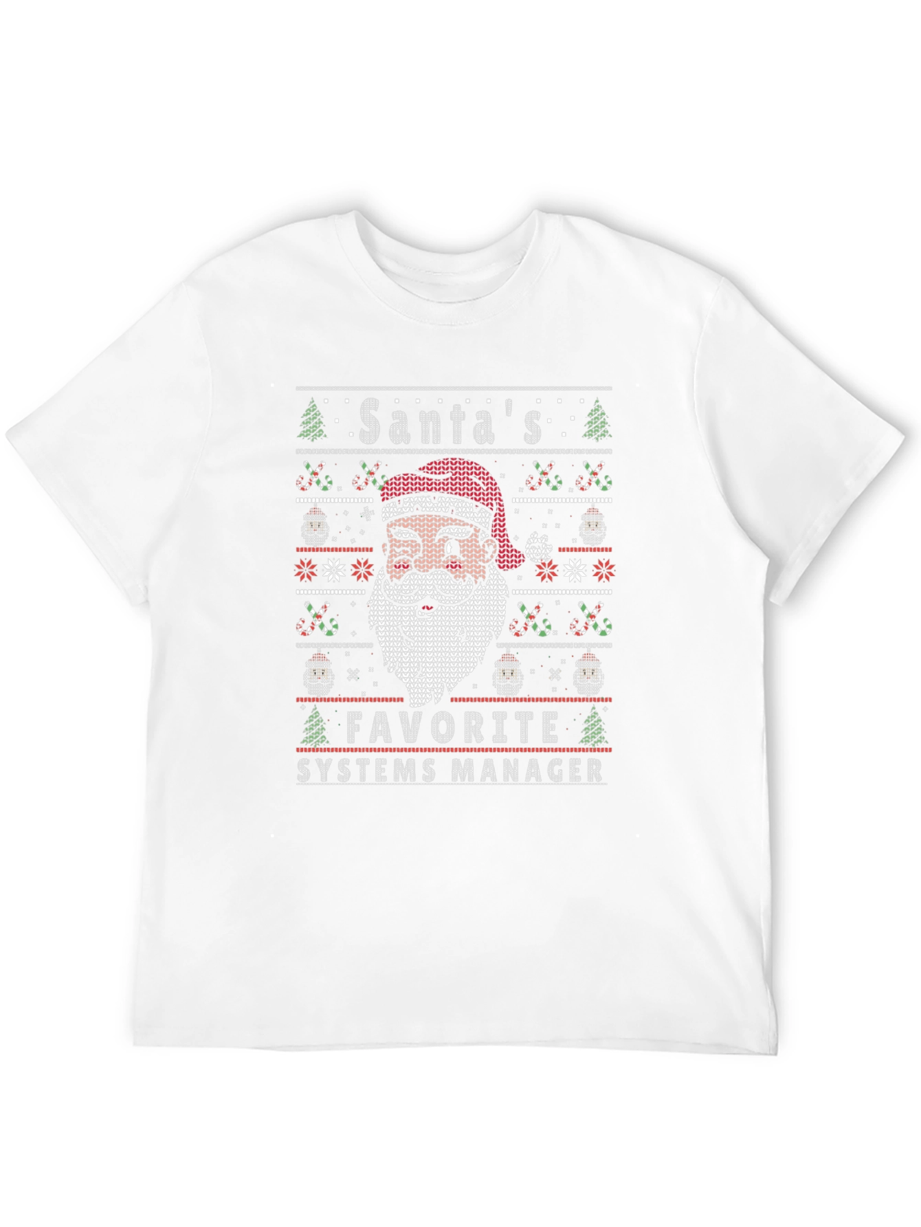 Santas Favorite Systems Manager Ugly Christmas Sweater T-Shirt