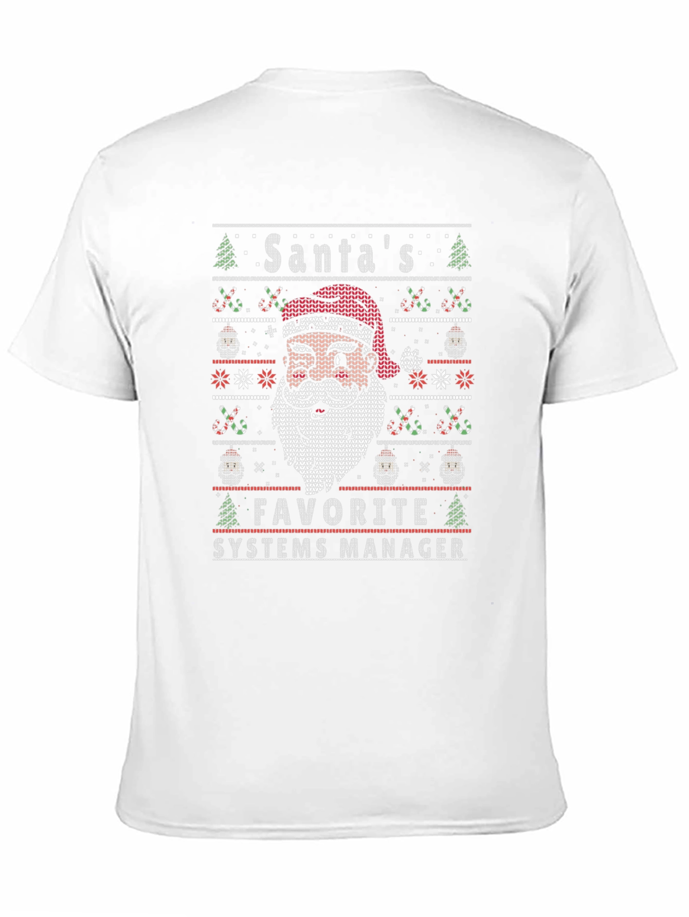 Santas Favorite Systems Manager Ugly Christmas Sweater T-Shirt