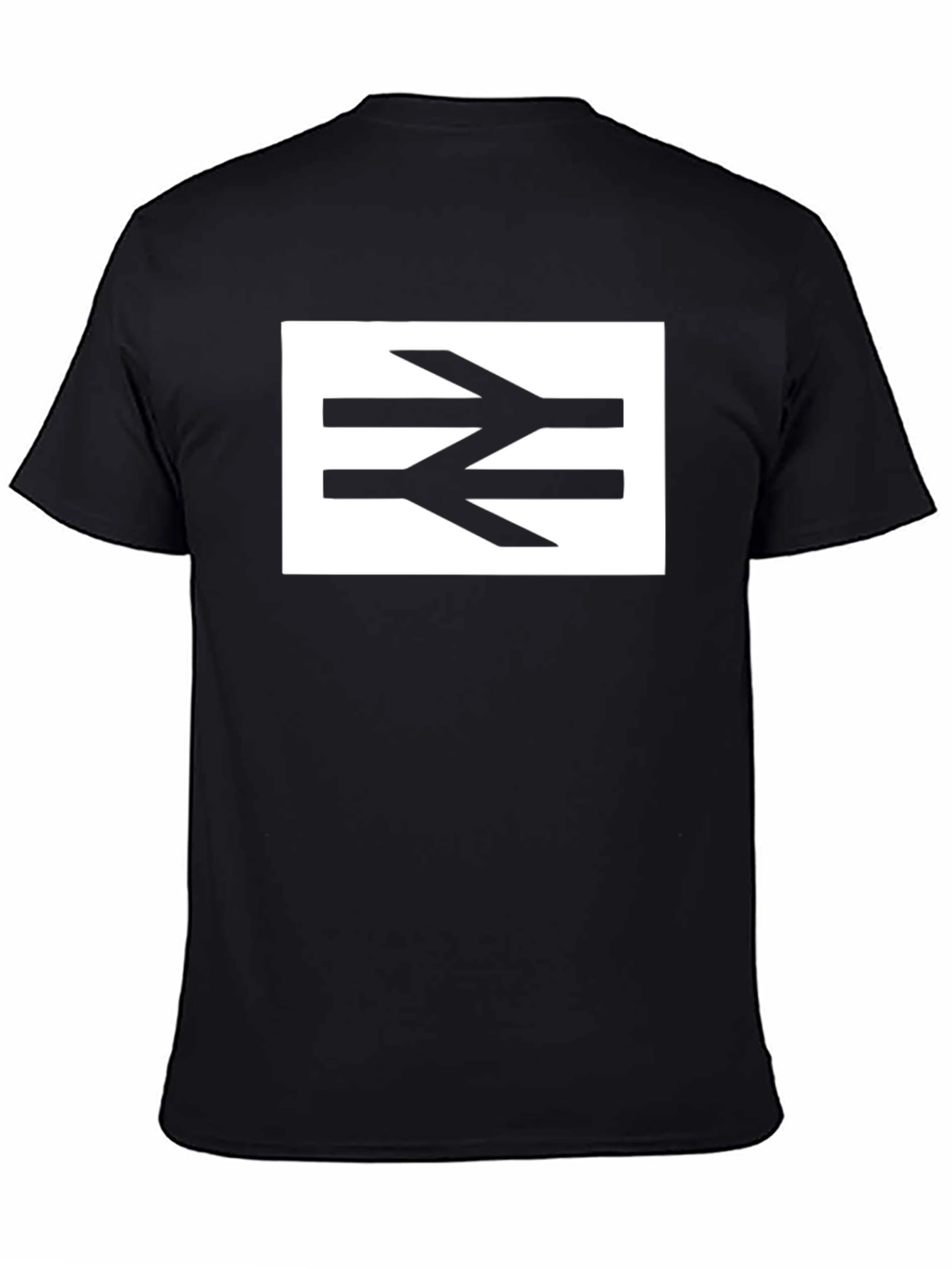 British Rail Black T-Shirt - Stylish Train Enthusiast Apparel