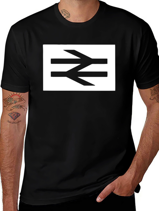 British Rail Black T-Shirt - Stylish Train Enthusiast Apparel