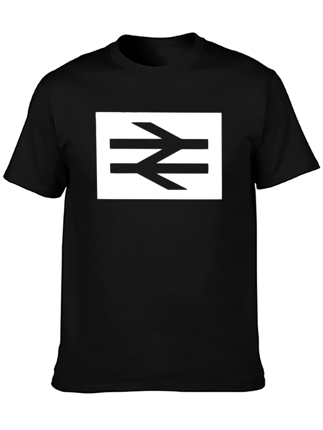 British Rail Black T-Shirt - Stylish Train Enthusiast Apparel