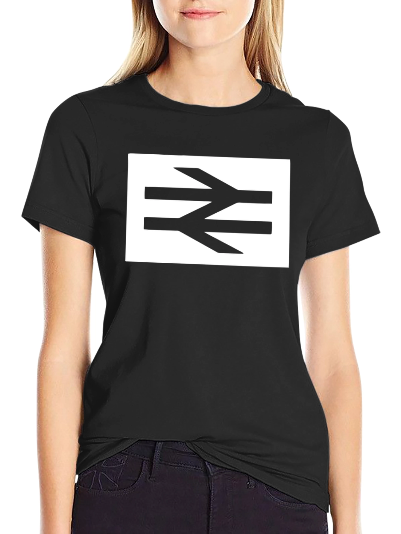British Rail Black T-Shirt - Stylish Train Enthusiast Apparel