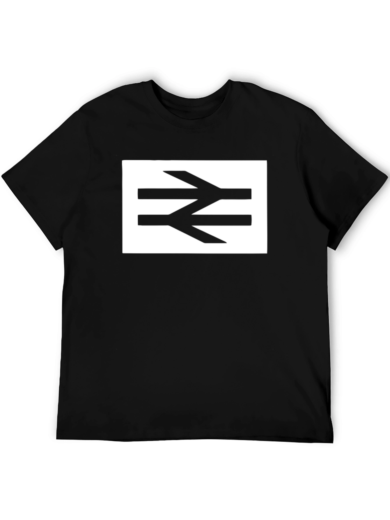 British Rail Black T-Shirt - Stylish Train Enthusiast Apparel