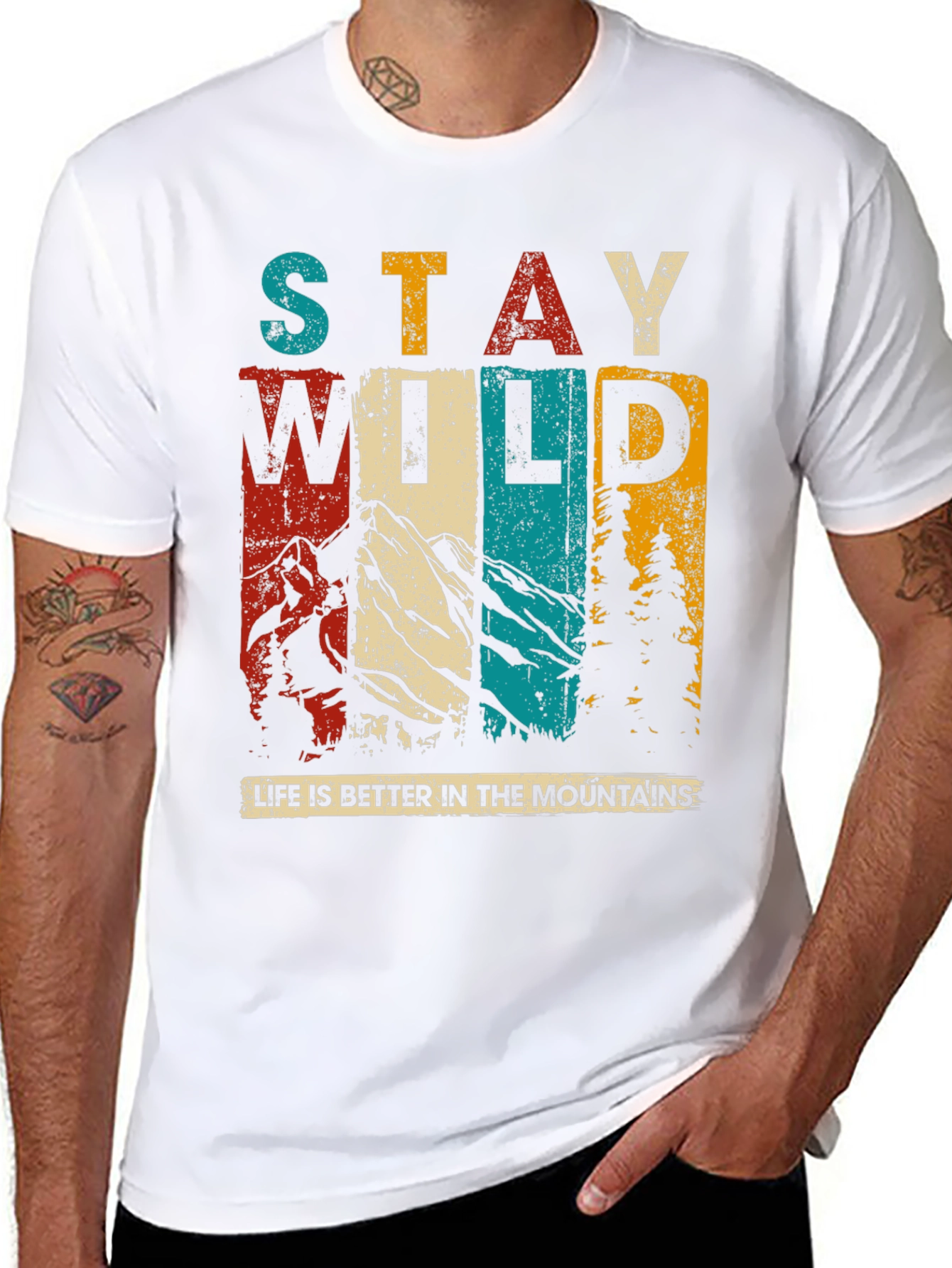 Stay Wild Mountain Adventure T-Shirt