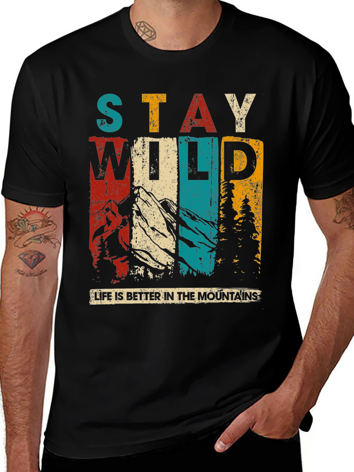 Stay Wild Mountain Adventure T-Shirt