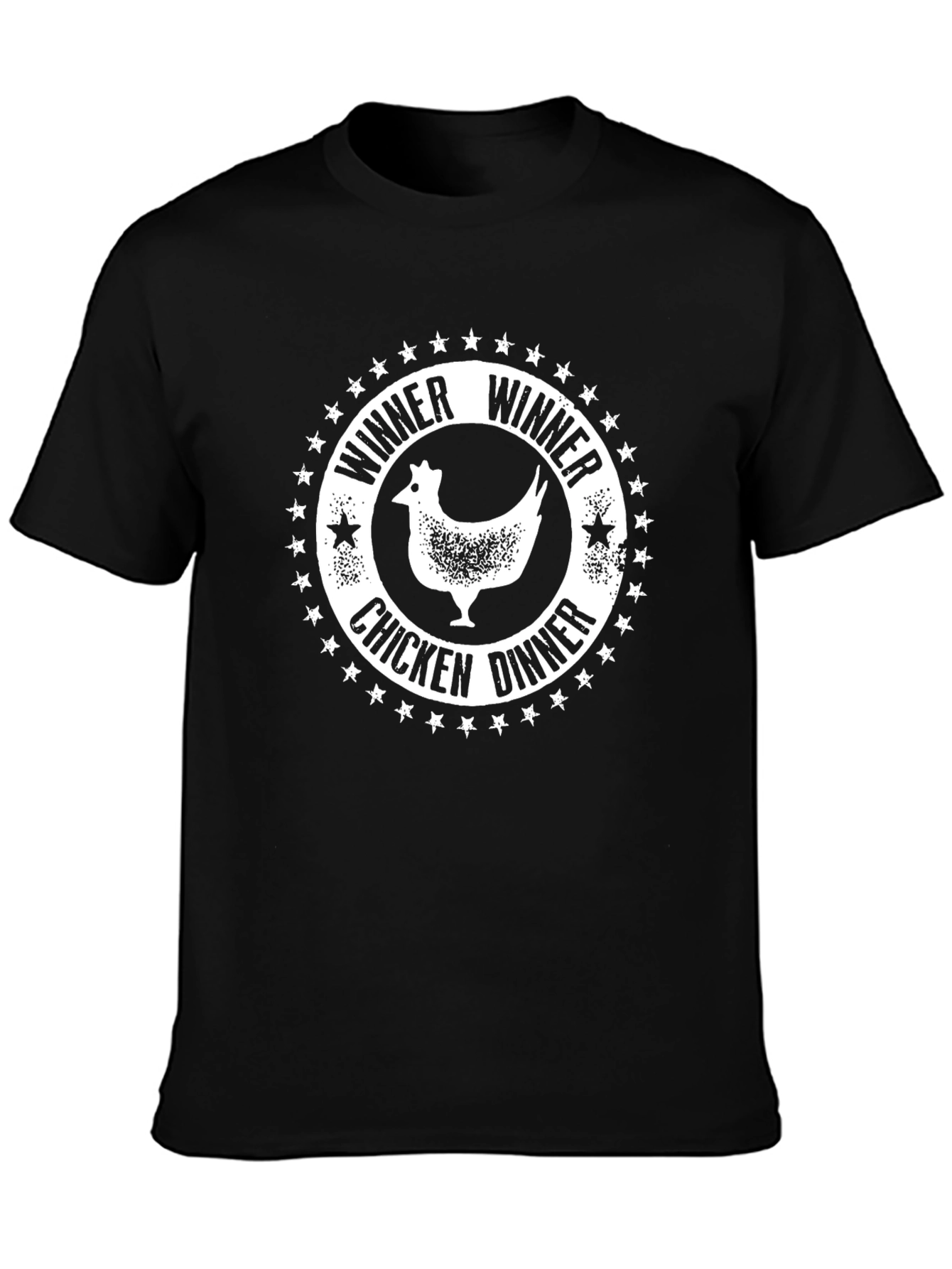 Winner Winner Chicken Dinner Black T-Shirt