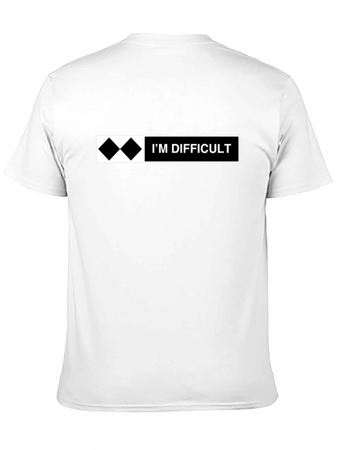 Im Difficult Ski Run Sign Graphic Tee