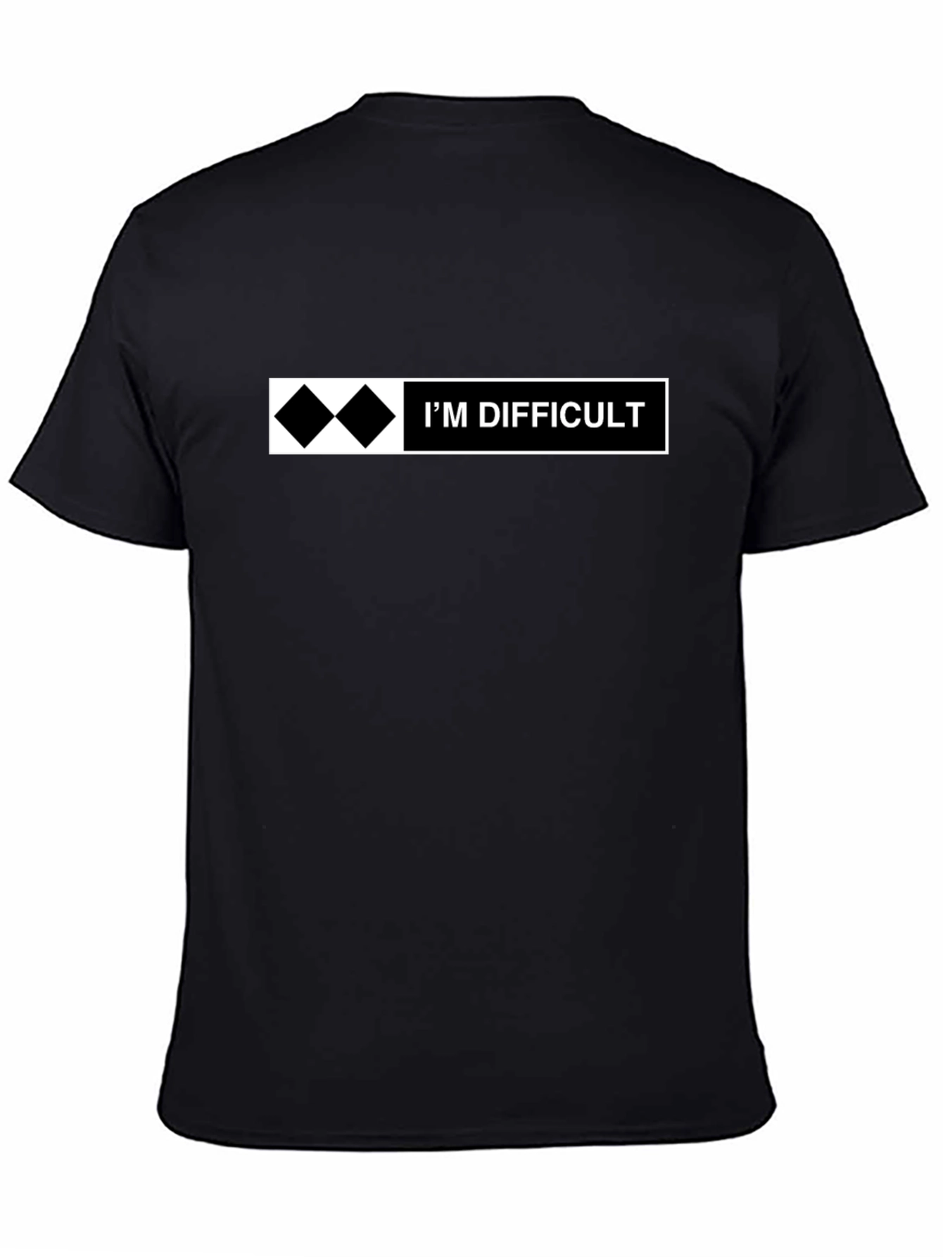 Im Difficult Ski Run Sign Graphic Tee
