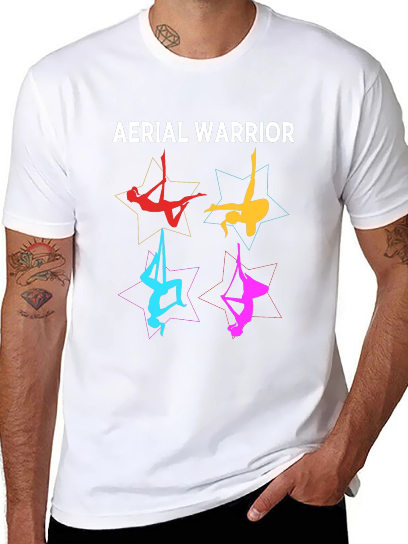 Aerial Warrior Graphic Tee - Unique Athlete Design