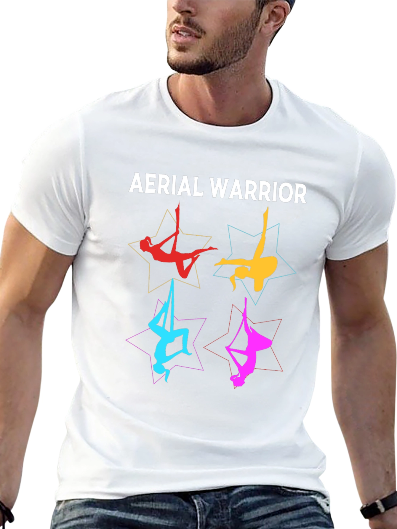 Aerial Warrior Graphic Tee - Unique Athlete Design