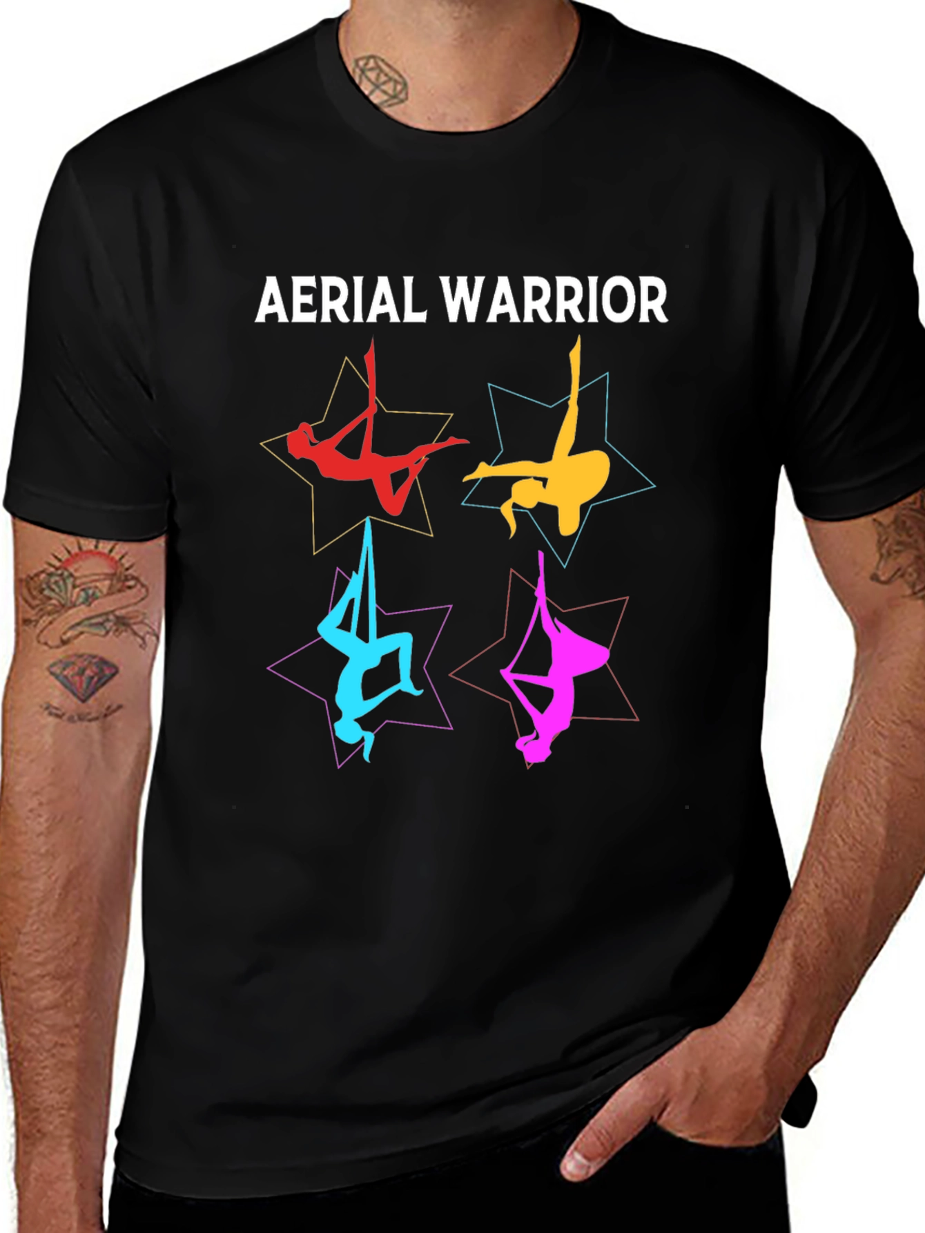 Aerial Warrior Graphic Tee - Unique Athlete Design