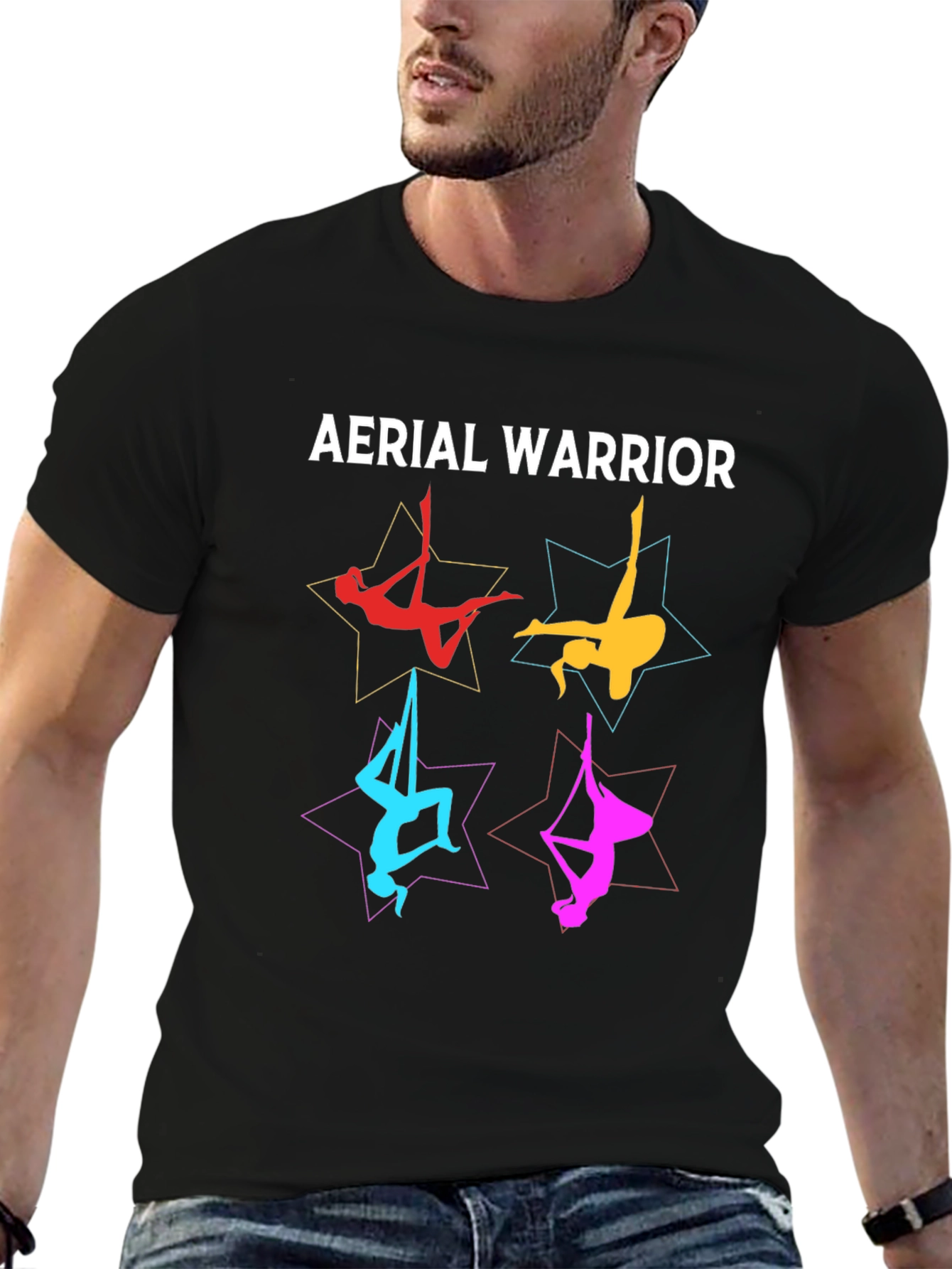 Aerial Warrior Graphic Tee - Unique Athlete Design