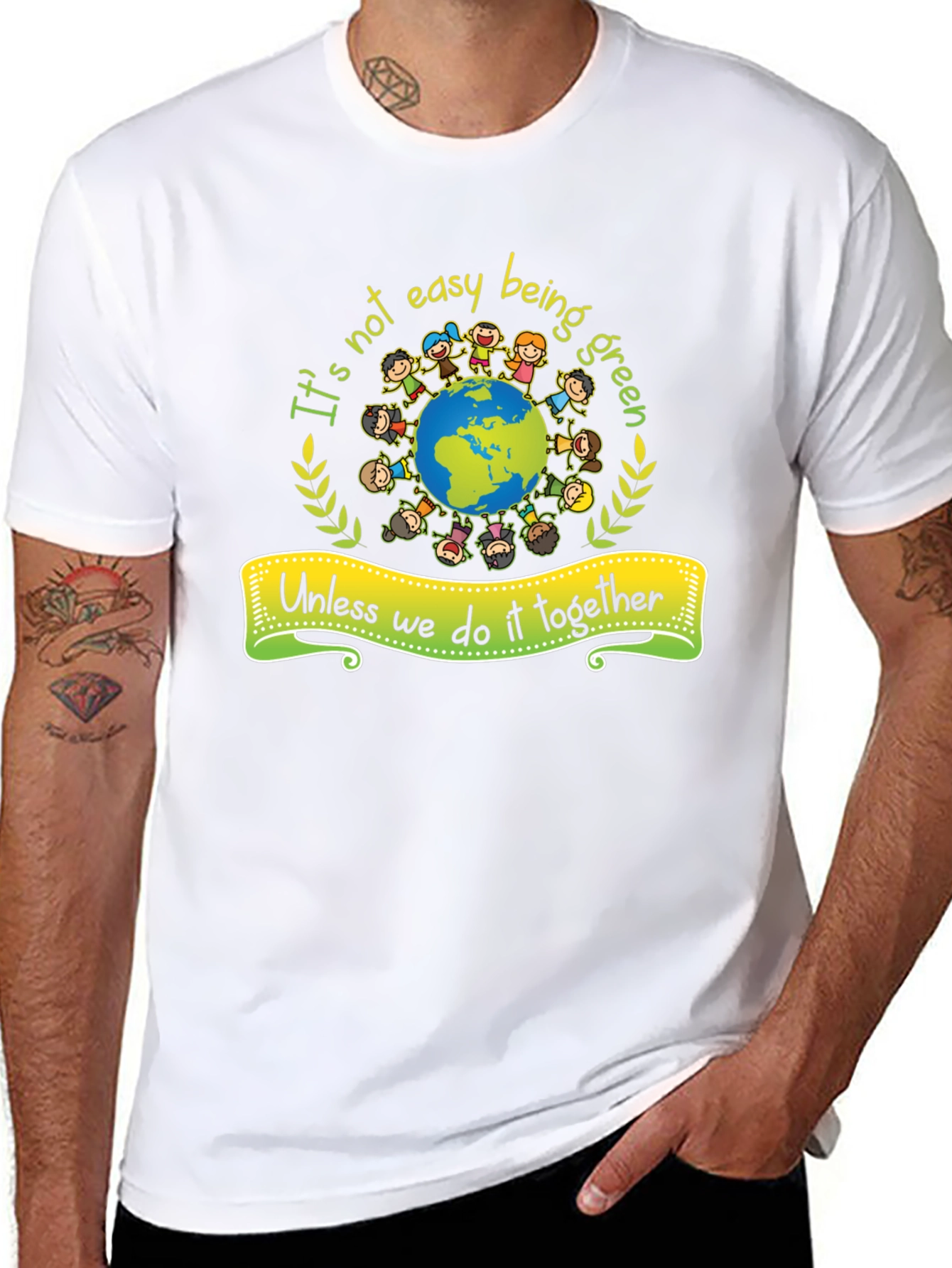 Eco-Friendly Graphic T-Shirt: Its Not Easy Being Green