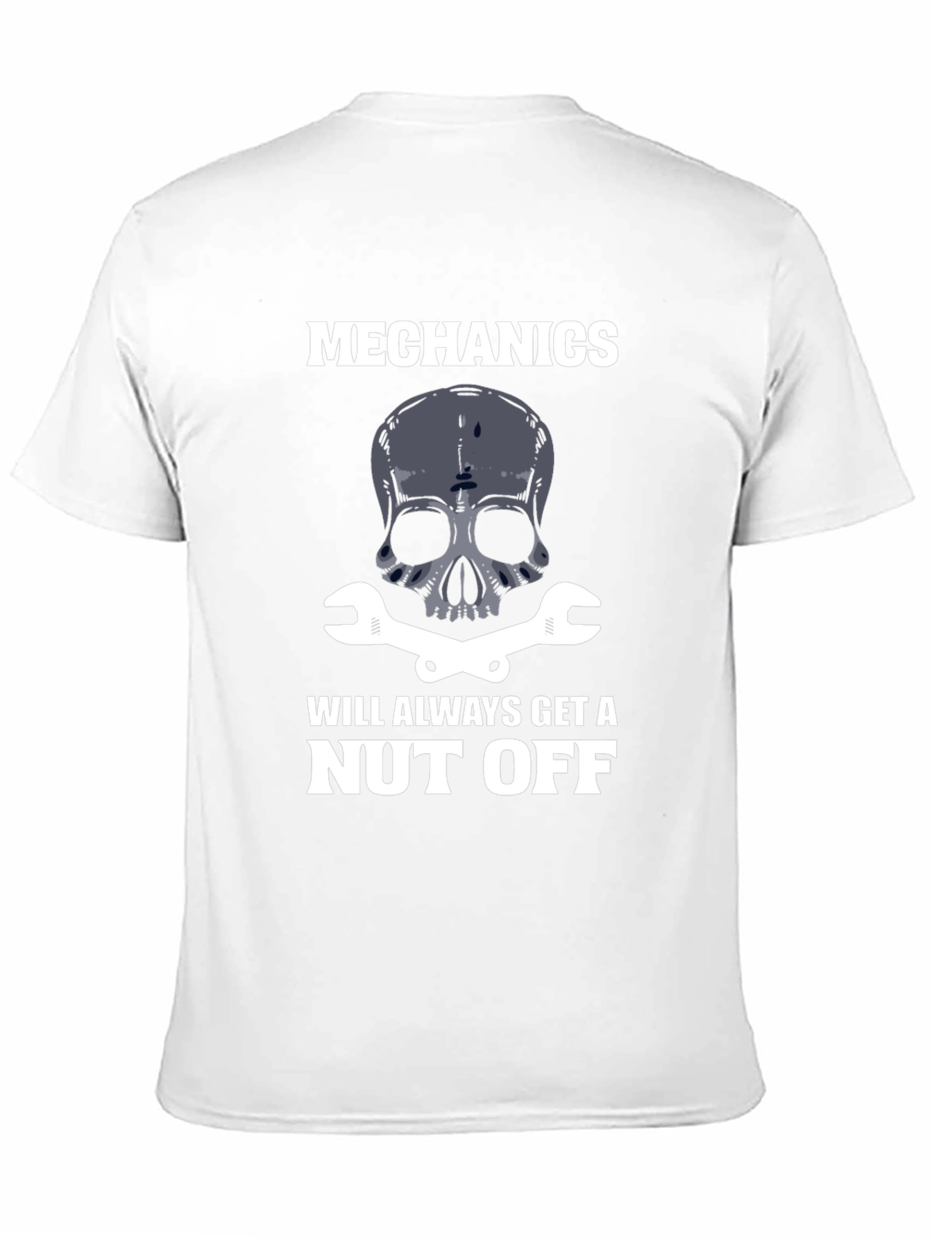 Mechanic Skull T-Shirt - Nut Off Graphic Tee