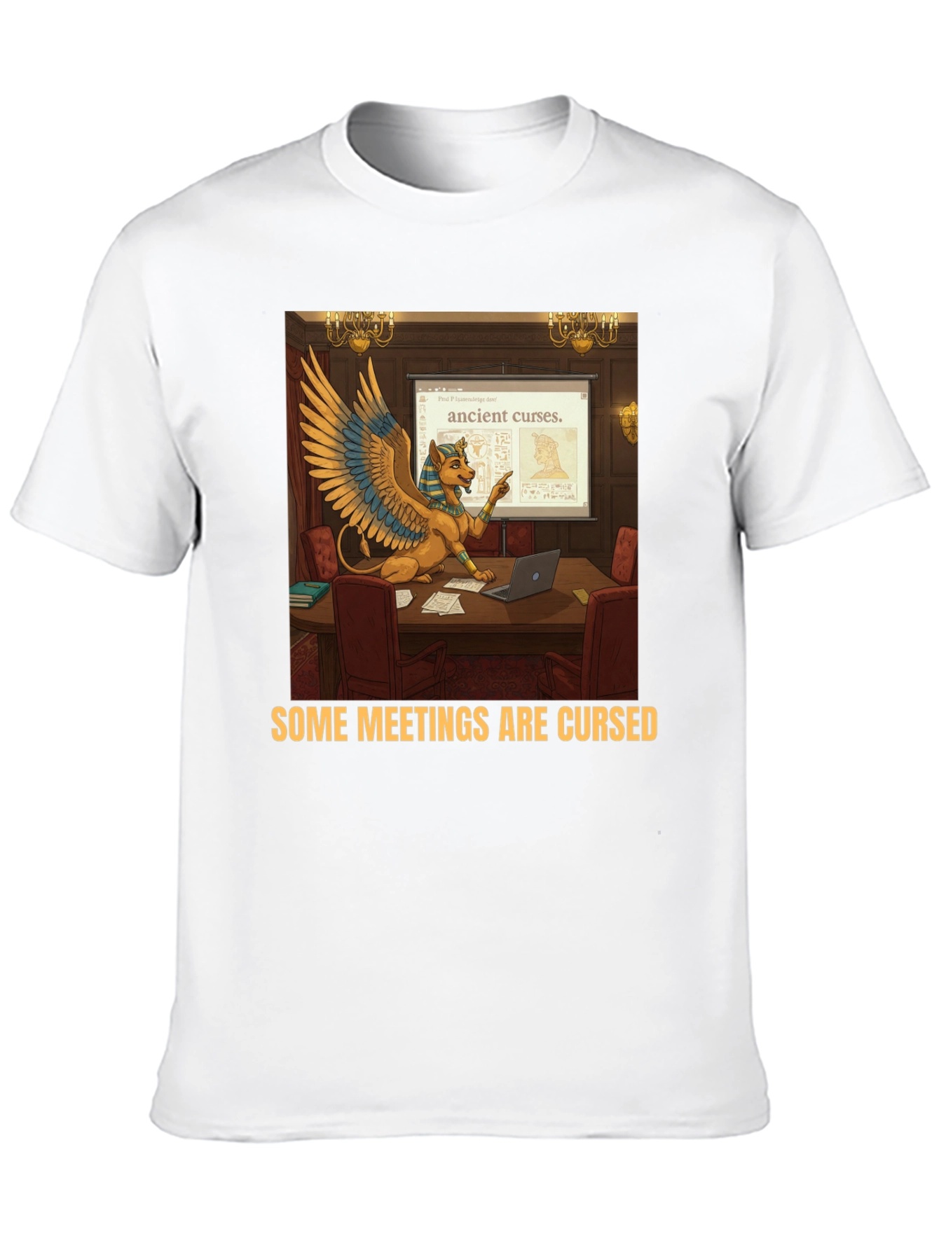 Some Meetings Are Cursed Funny T-Shirt
