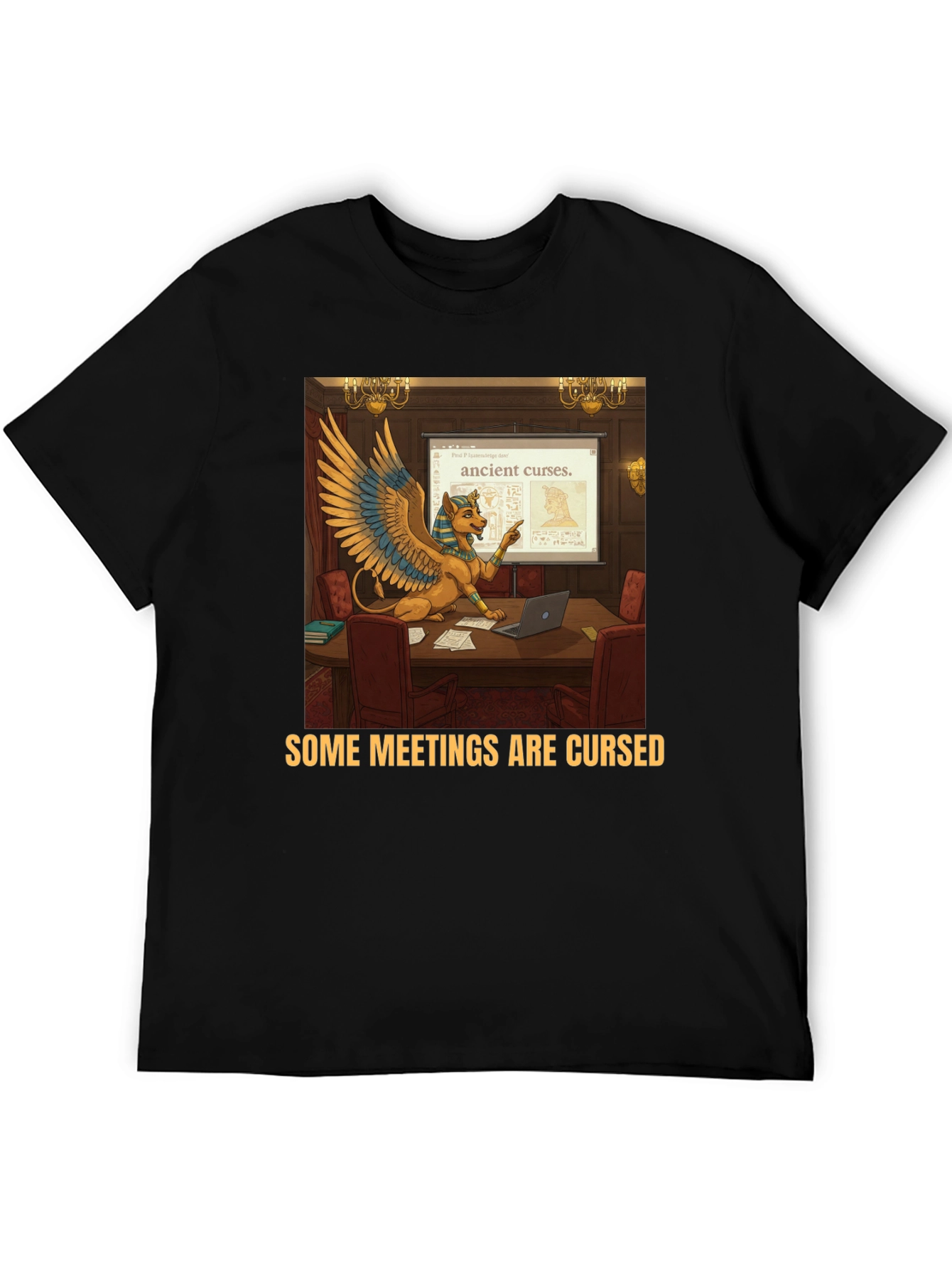 Some Meetings Are Cursed Funny T-Shirt