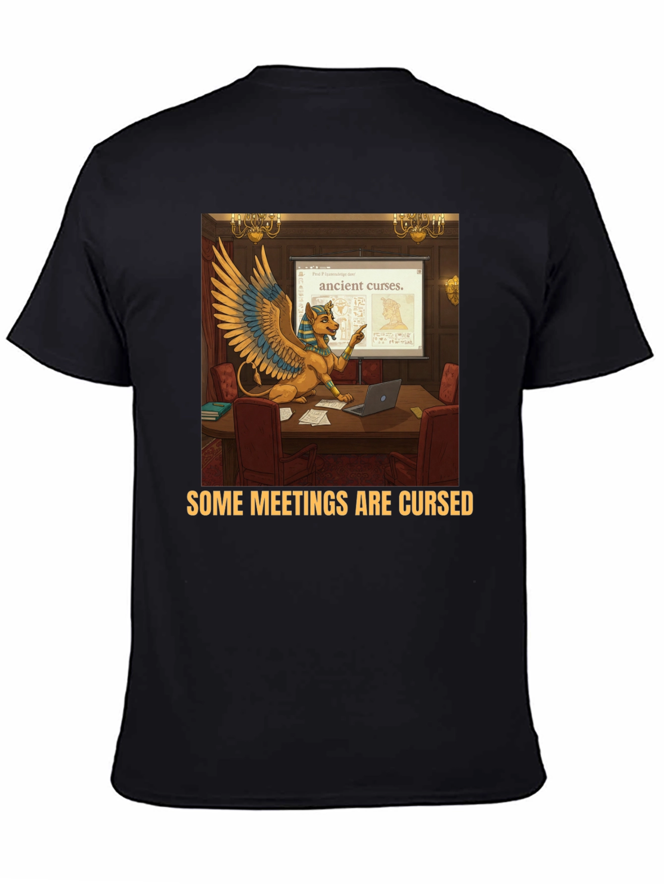 Some Meetings Are Cursed Funny T-Shirt