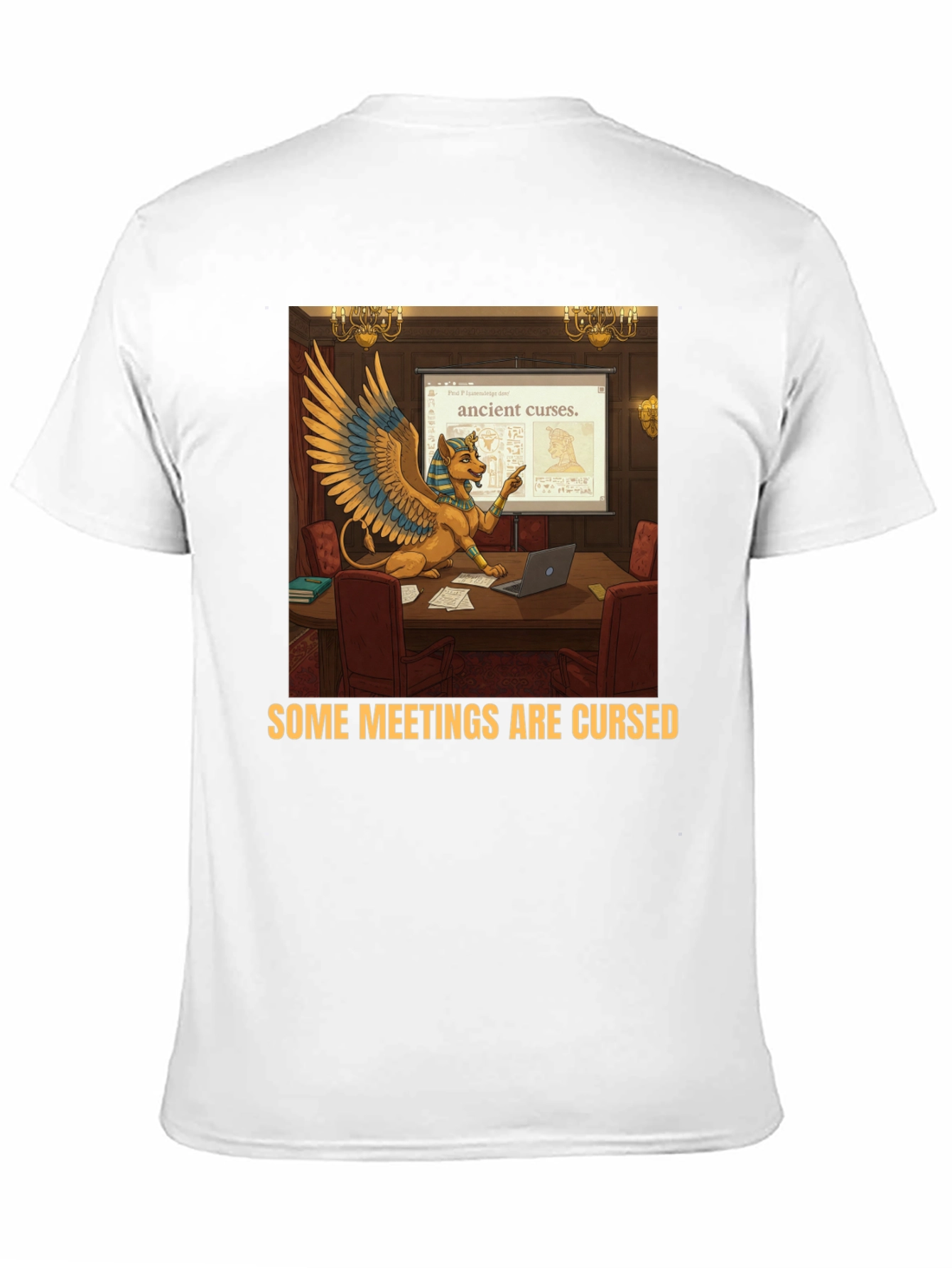 Some Meetings Are Cursed Funny T-Shirt