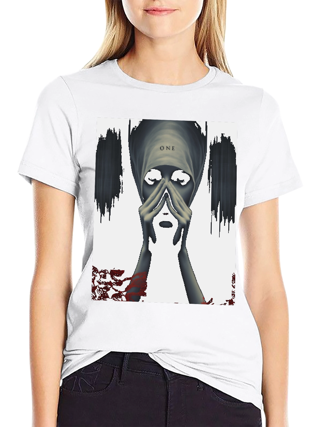 One Graphic Black T-Shirt
