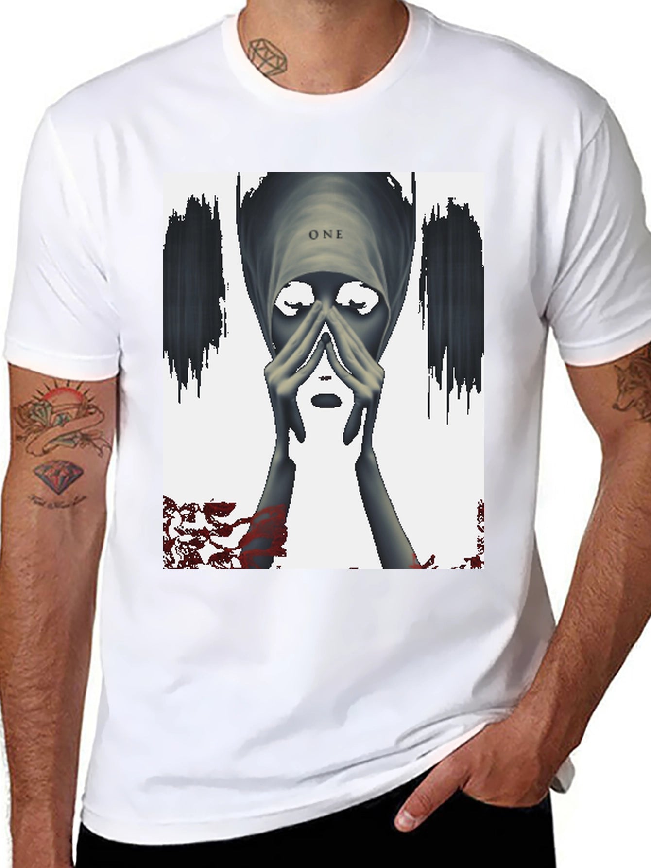 One Graphic Black T-Shirt