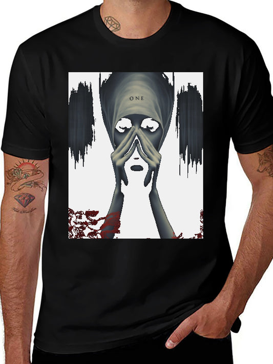One Graphic Black T-Shirt