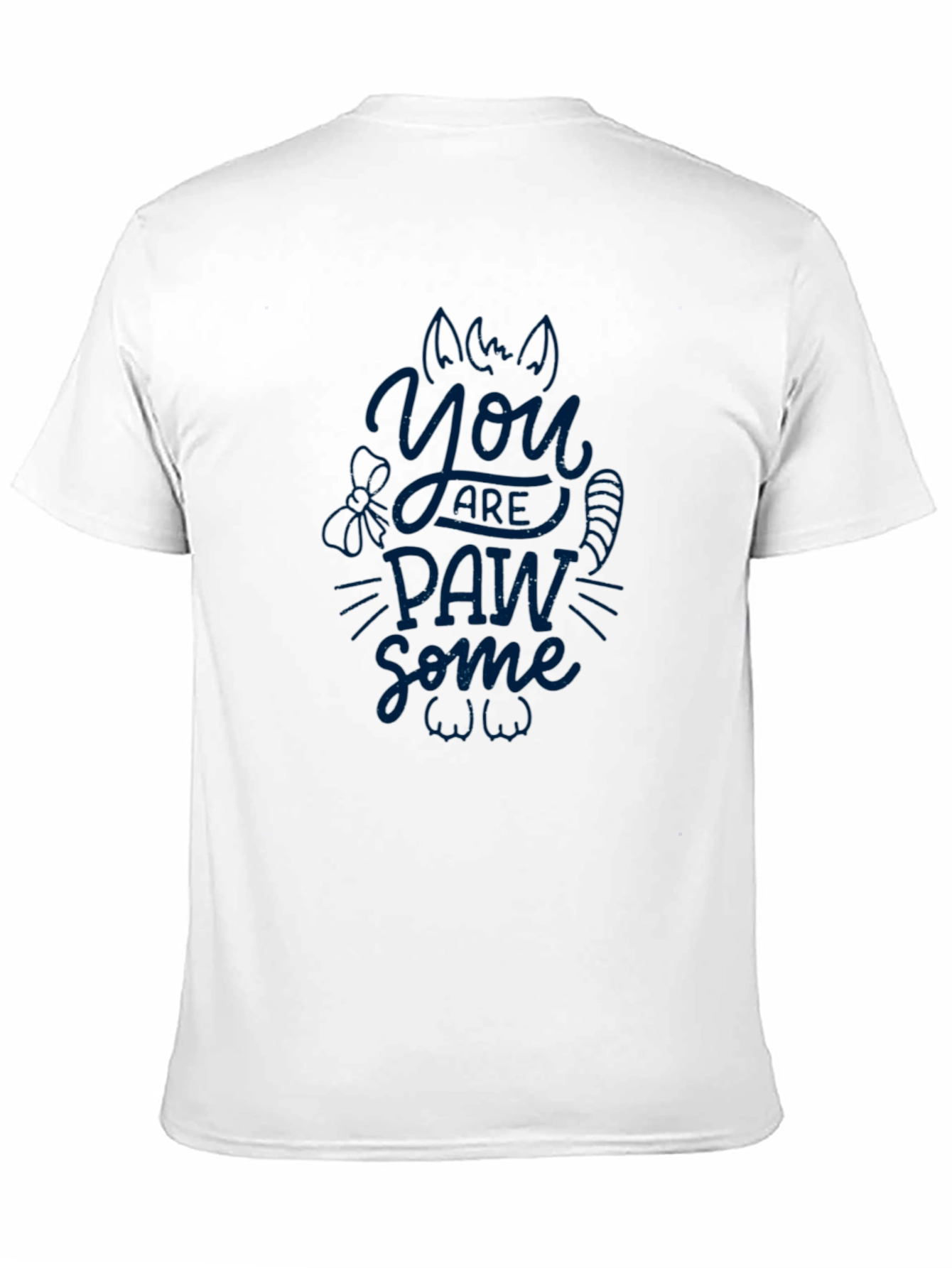You Are Paw-some Graphic Print Tee