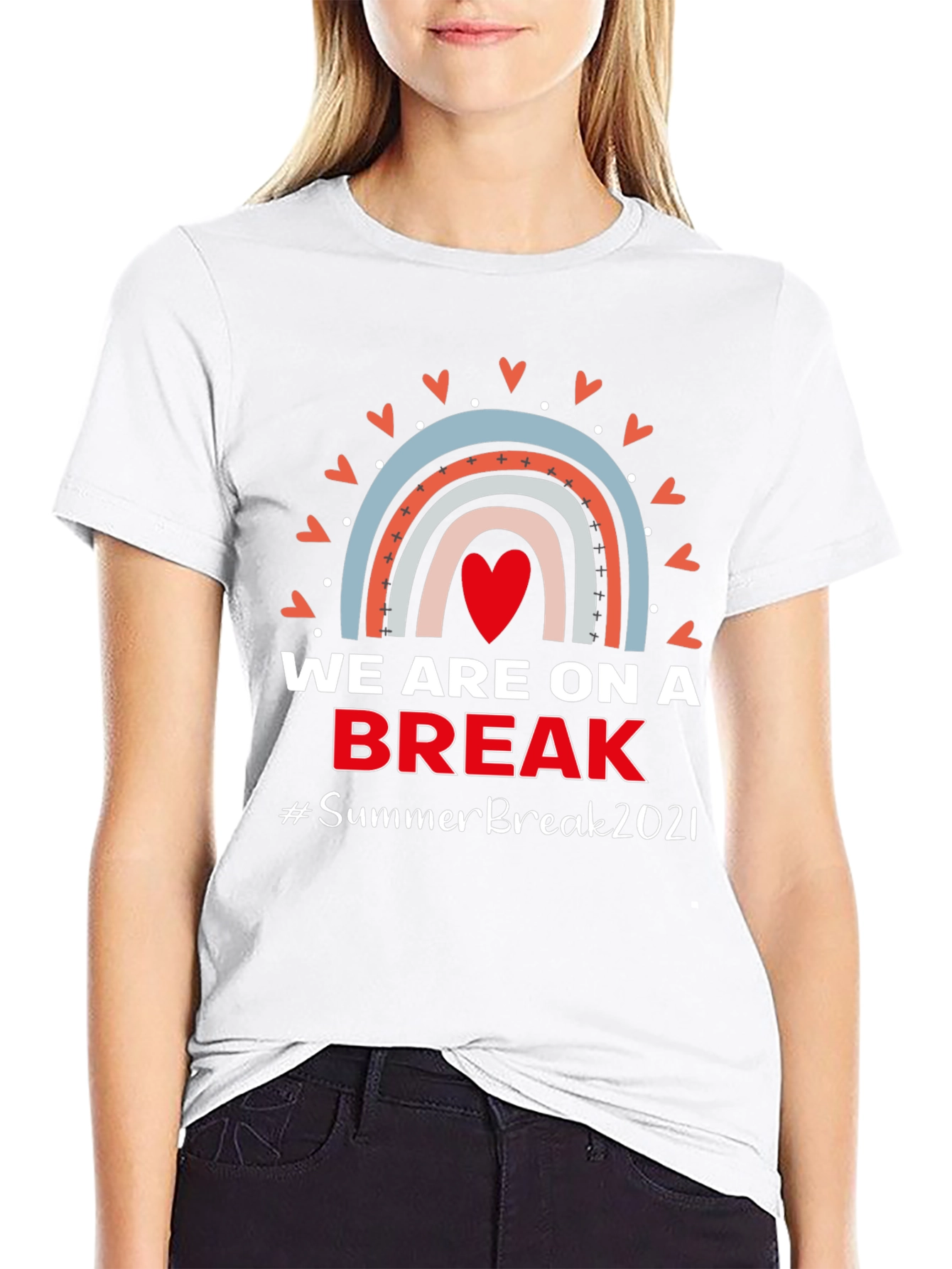 Summer Break Rainbow T-Shirt