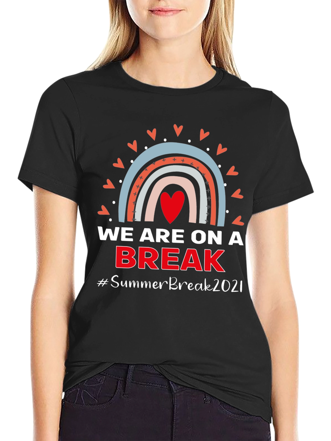 Summer Break Rainbow T-Shirt
