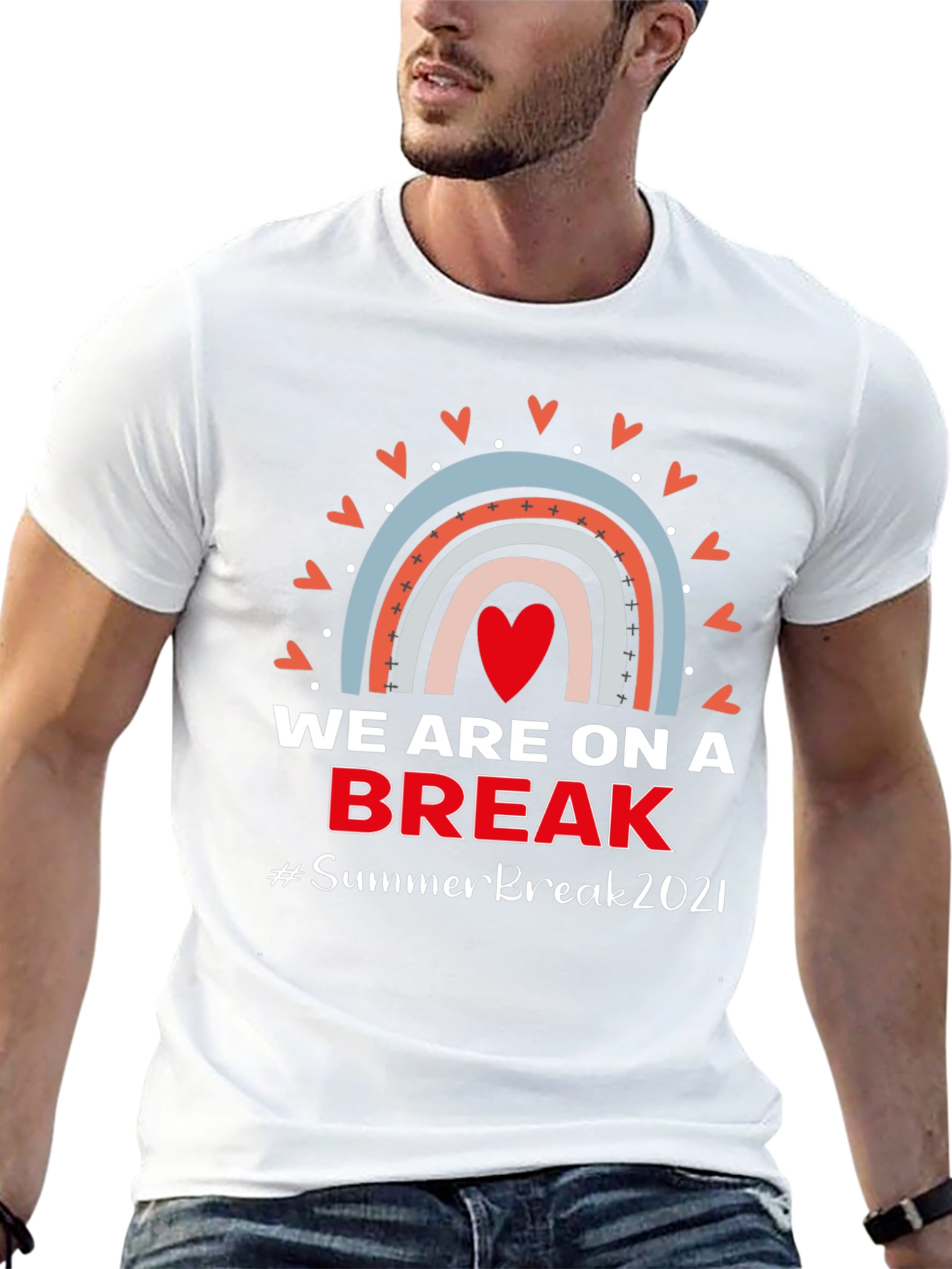 Summer Break Rainbow T-Shirt