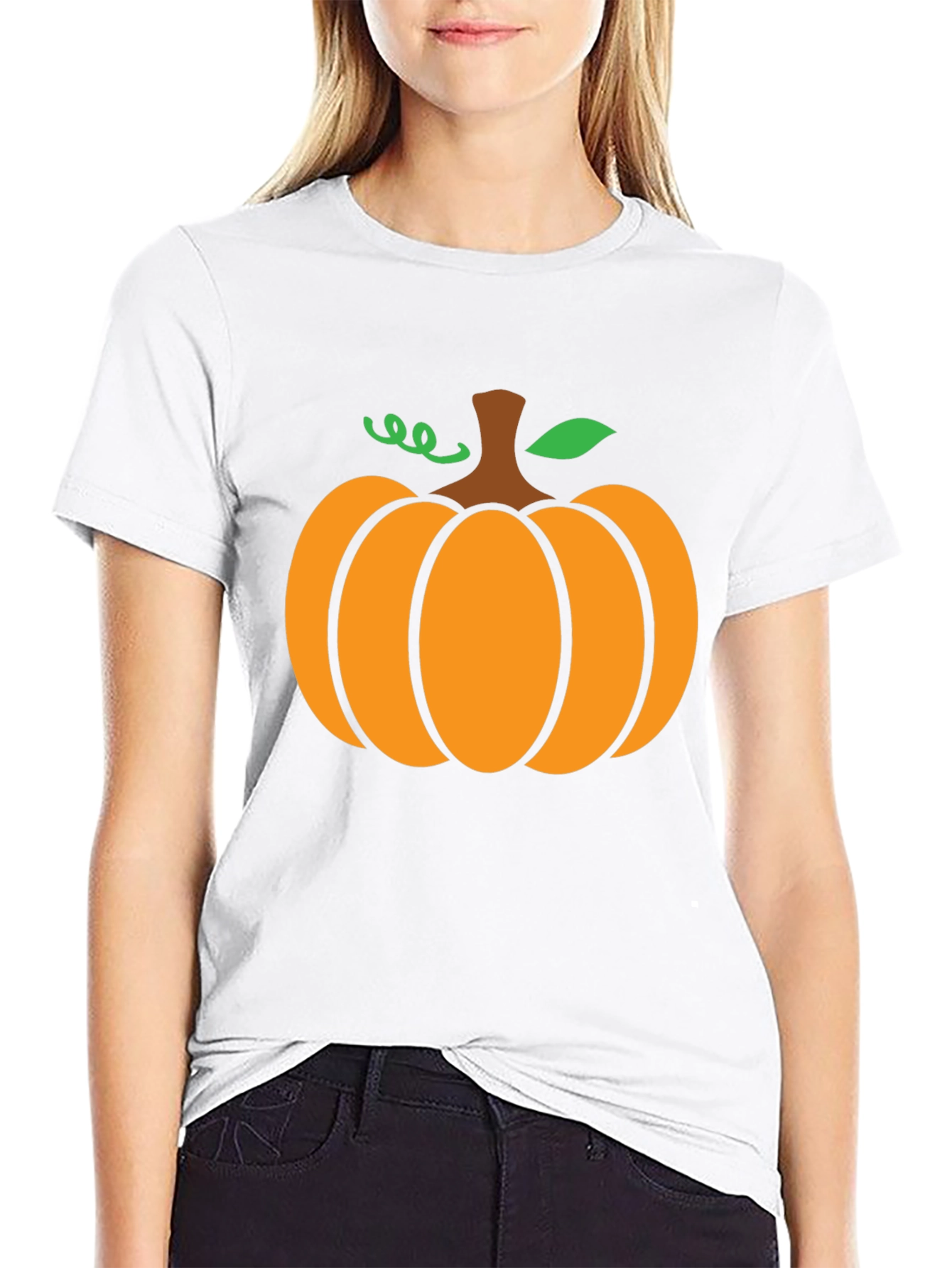 Pumpkin Graphic Tee - Halloween Festive Shirt