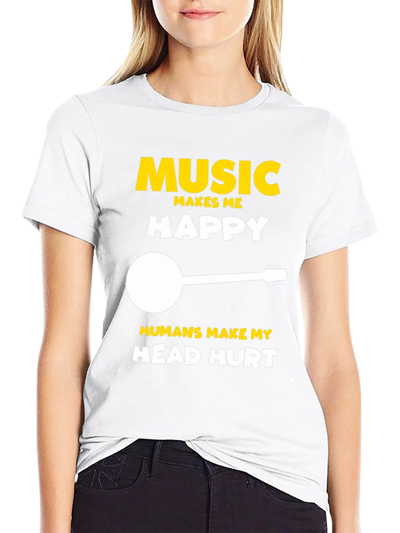 Music Makes Me Happy T-Shirt