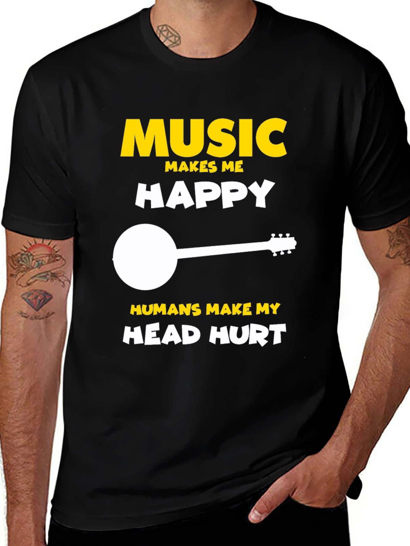 Music Makes Me Happy T-Shirt