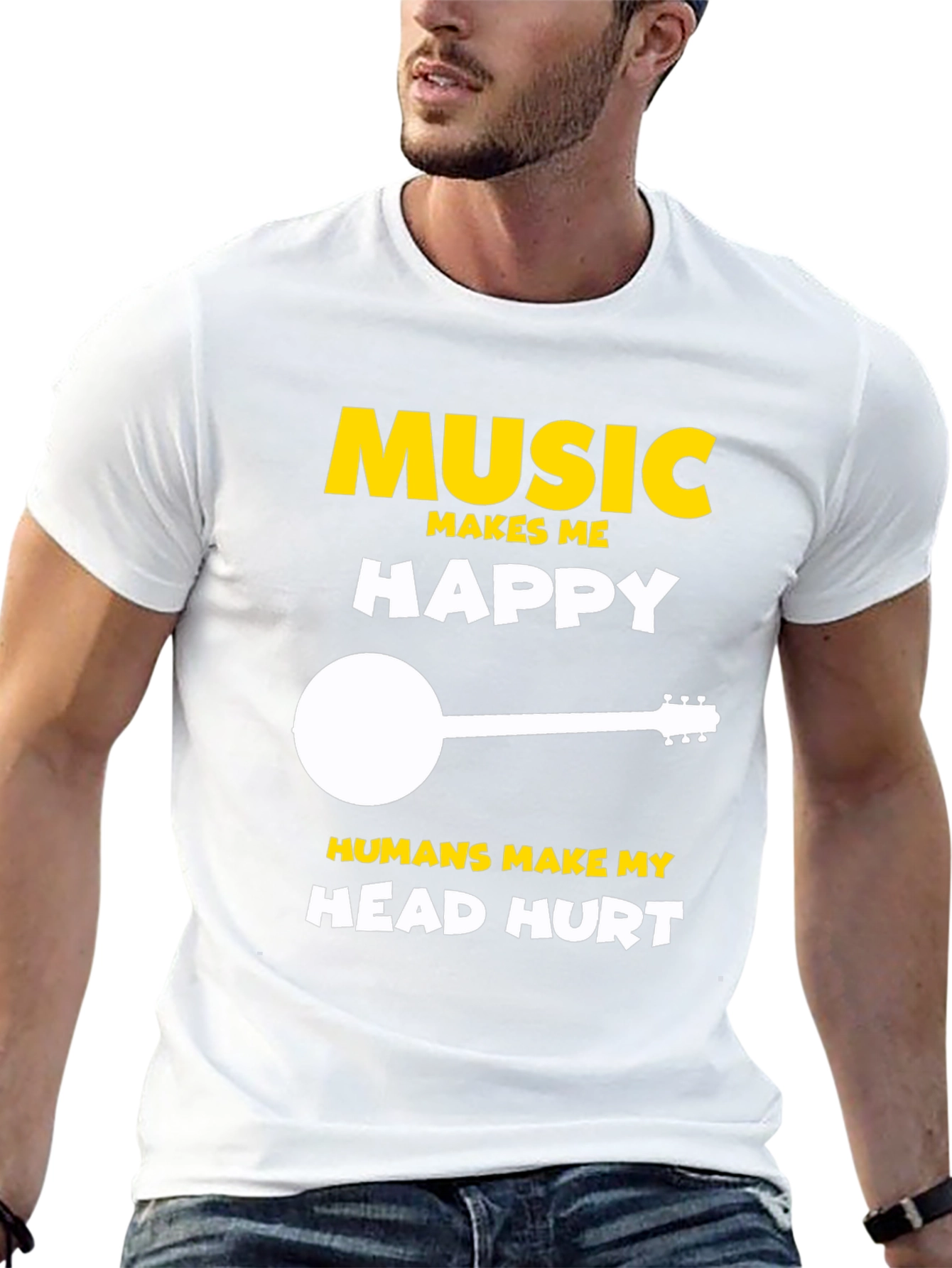 Music Makes Me Happy T-Shirt