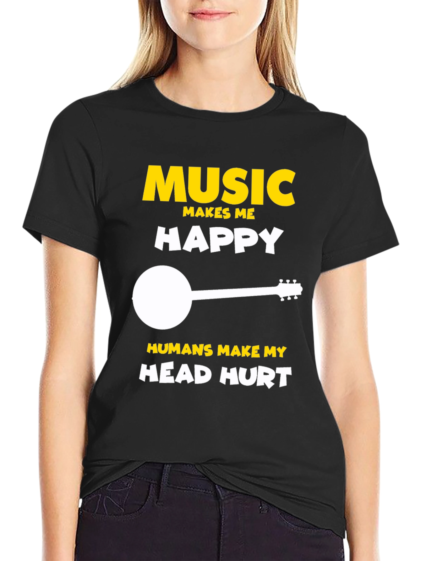 Music Makes Me Happy T-Shirt