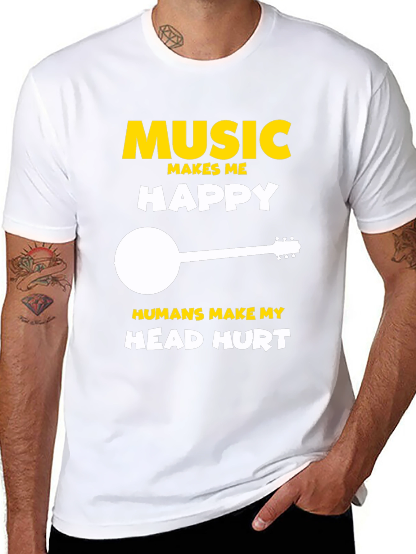 Music Makes Me Happy T-Shirt