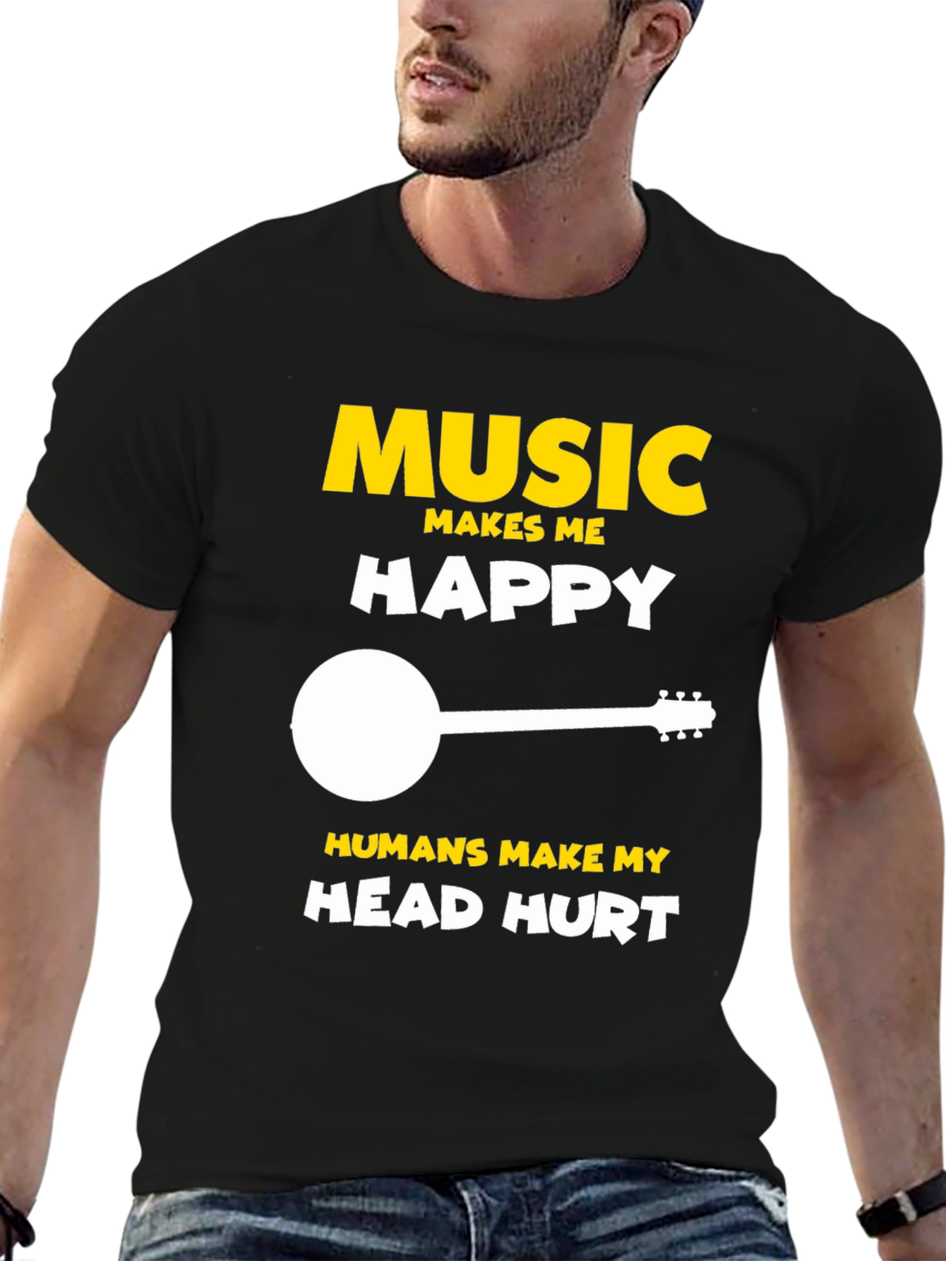 Music Makes Me Happy T-Shirt