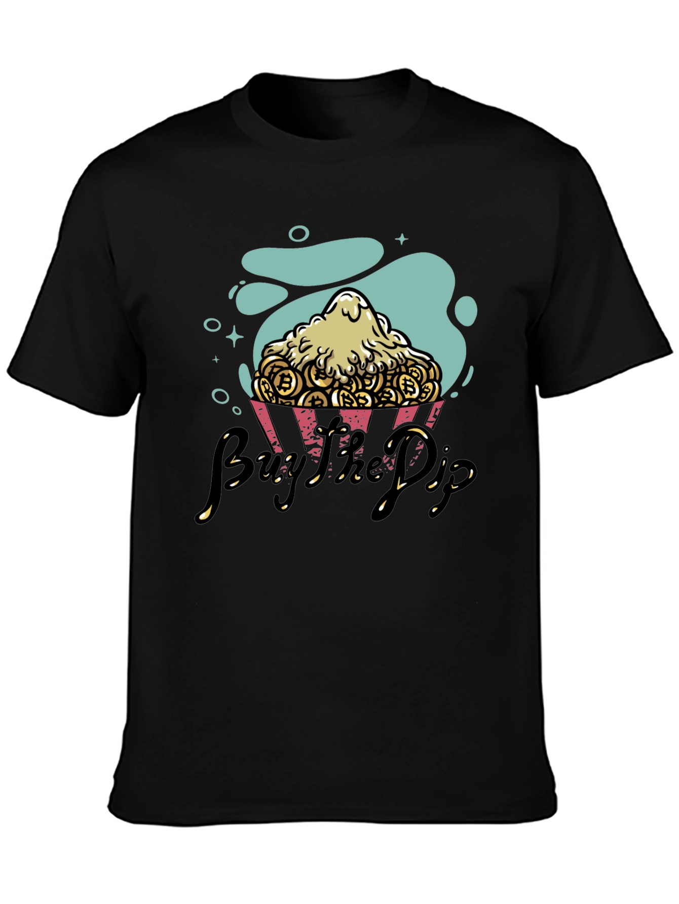 Buy the Dip Bitcoin Crypto T-Shirt - Black