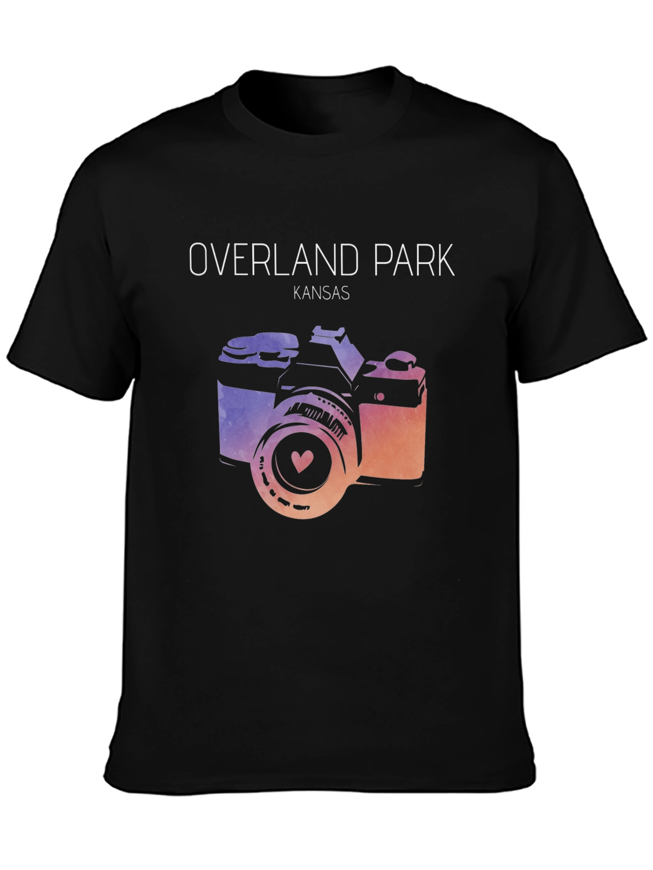 Overland Park Kansas Camera Graphic Tee