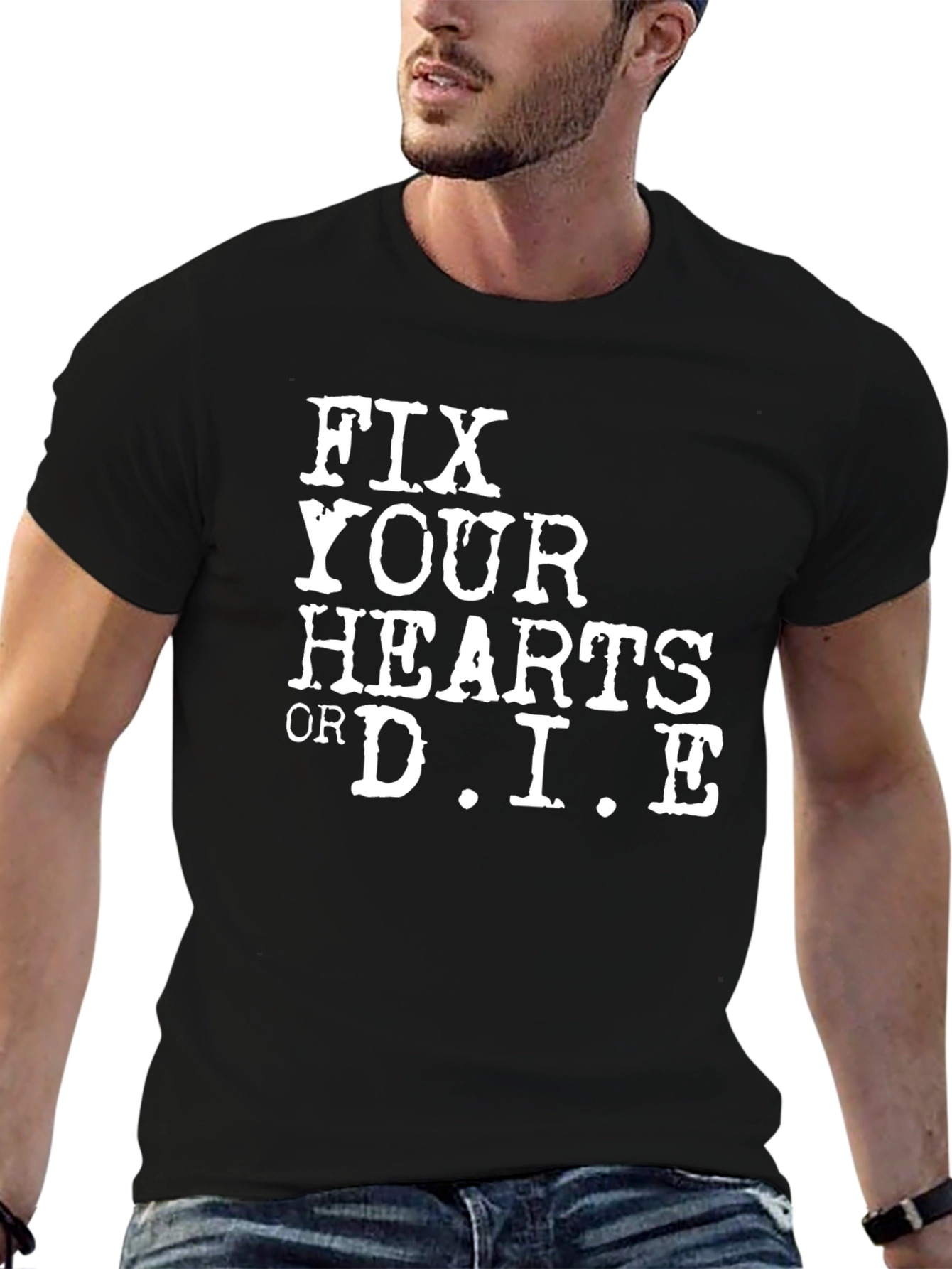 Fix Your Hearts or D.I.E Graphic Tee