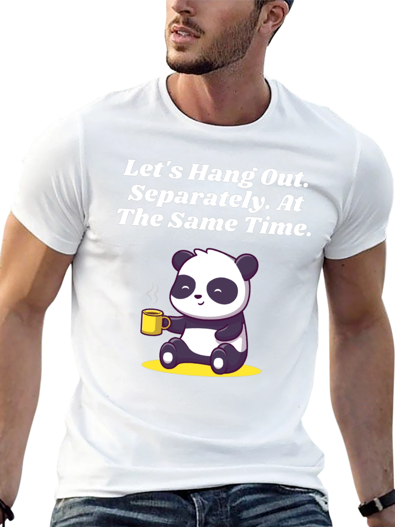 Hang Out Separately Panda T-Shirt