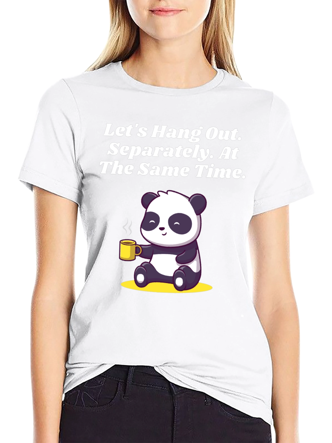 Hang Out Separately Panda T-Shirt