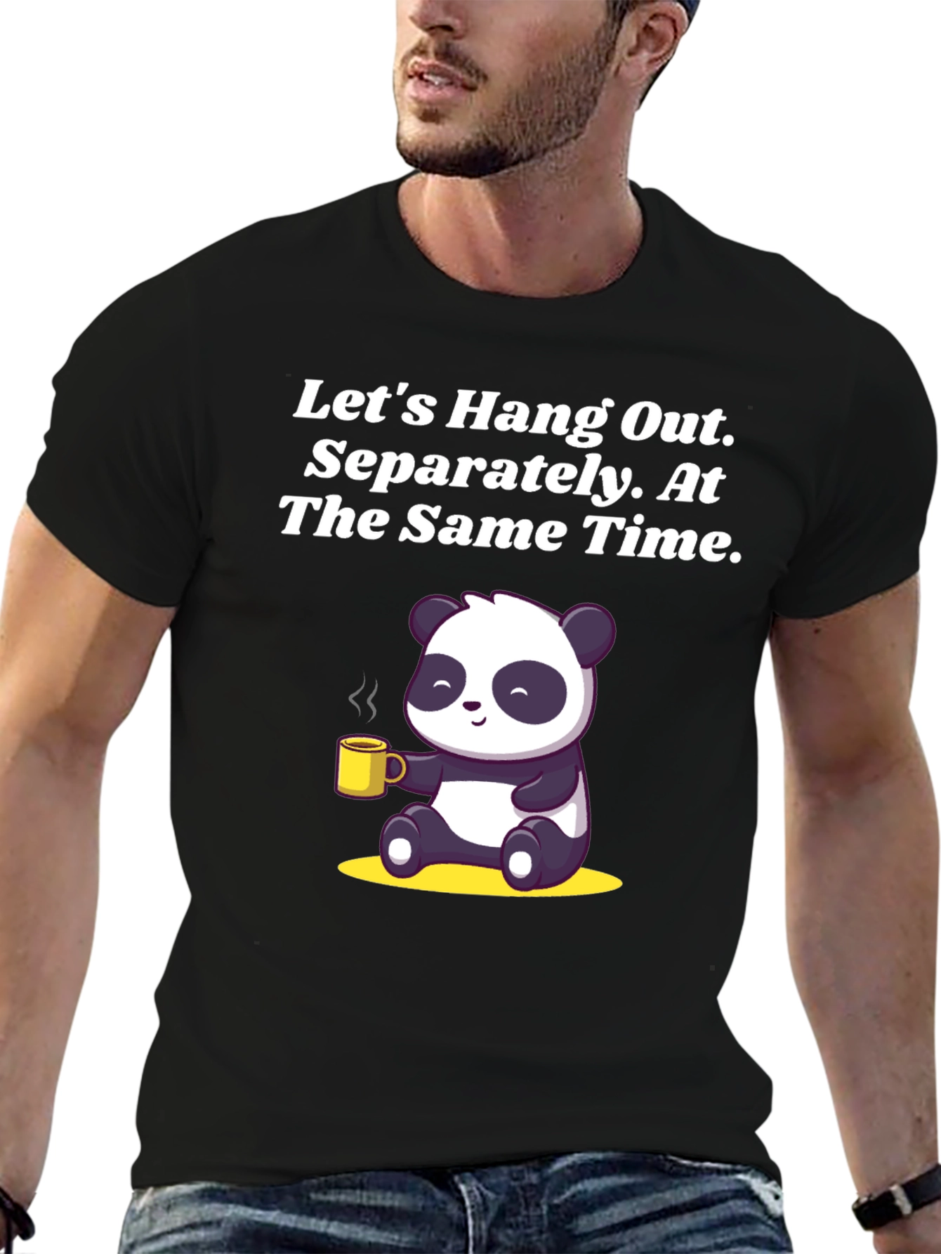 Hang Out Separately Panda T-Shirt