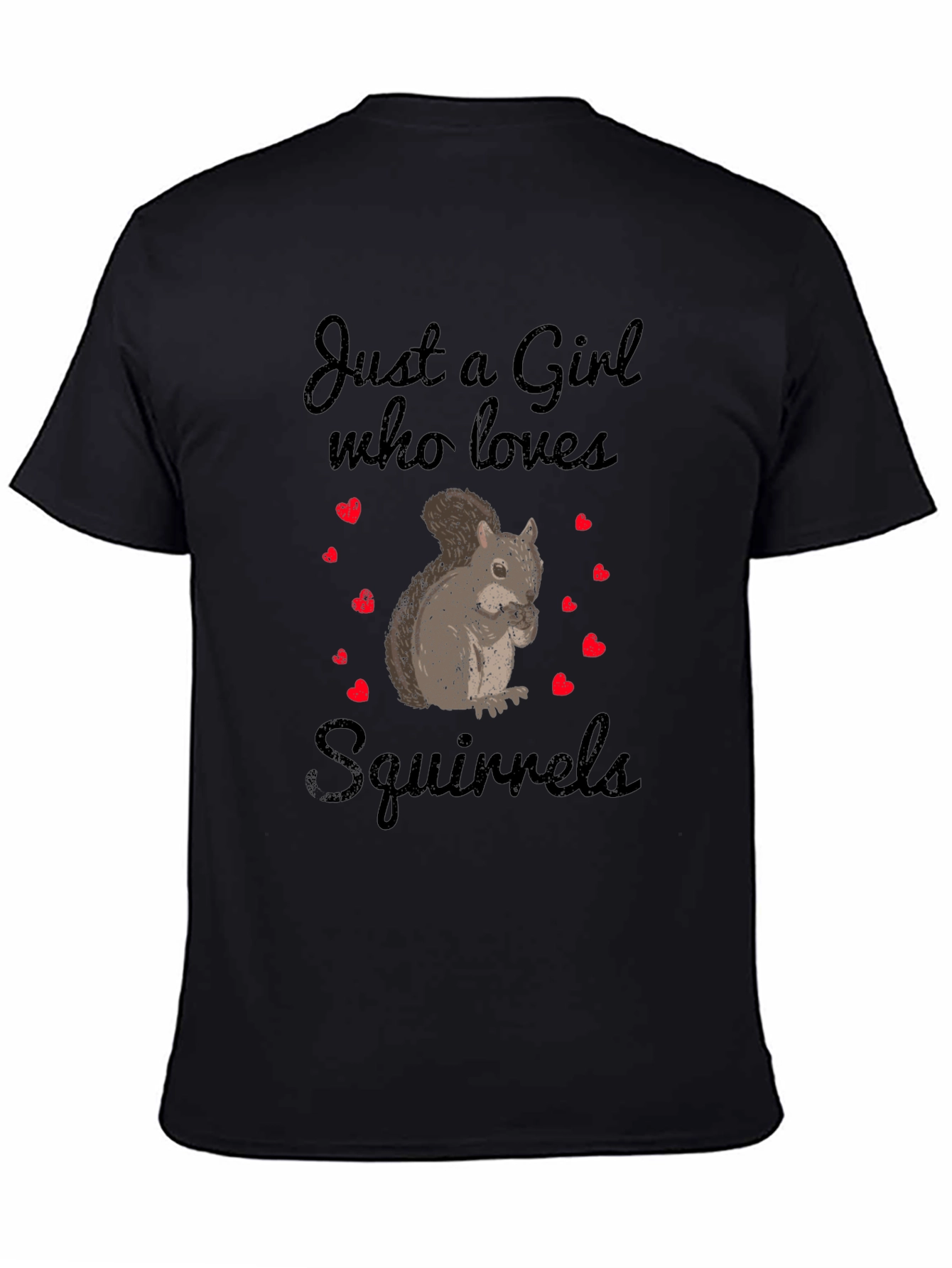 Just A Girl Who Loves Squirrels Graphic Tee