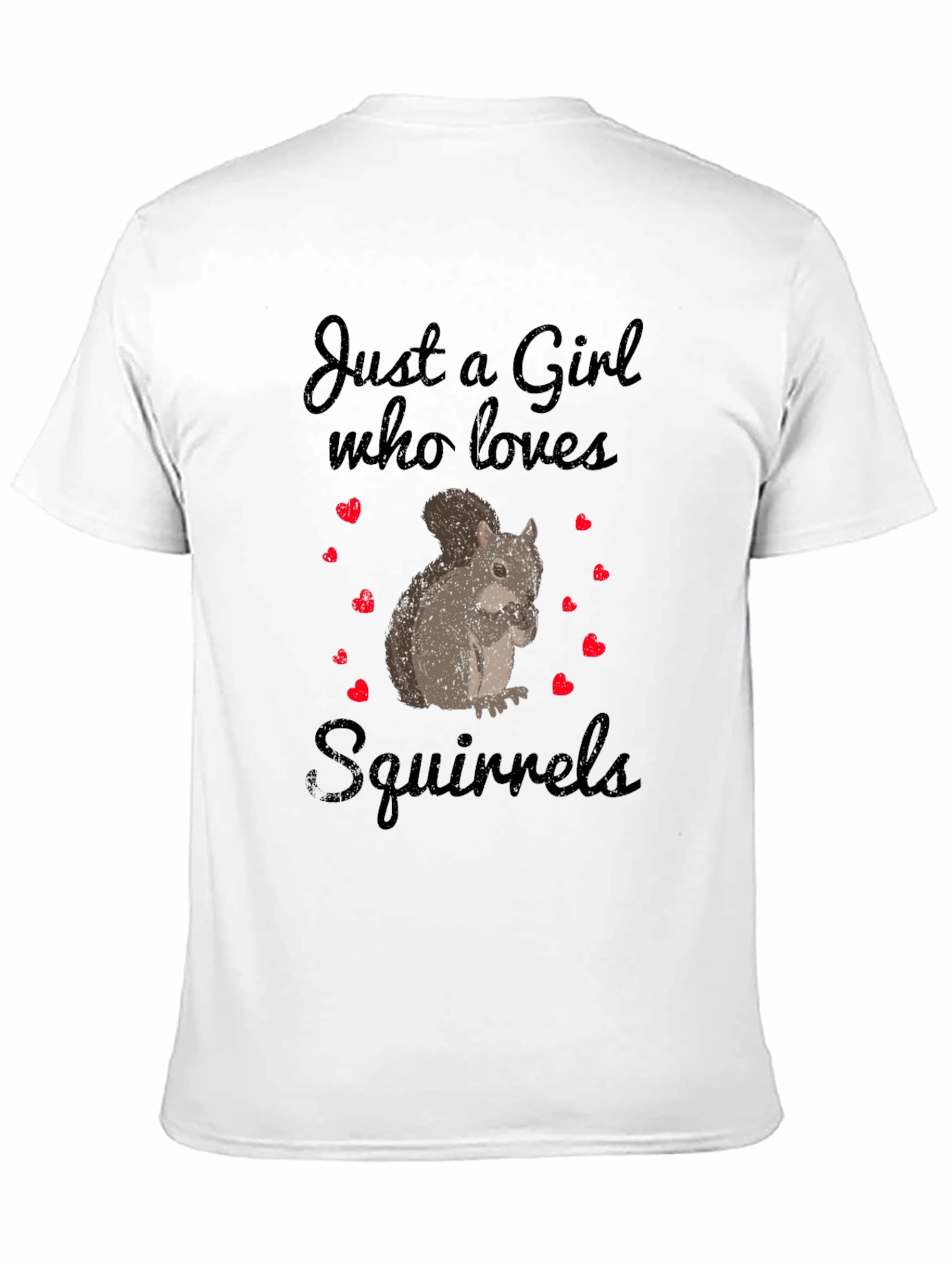 Just A Girl Who Loves Squirrels Graphic Tee