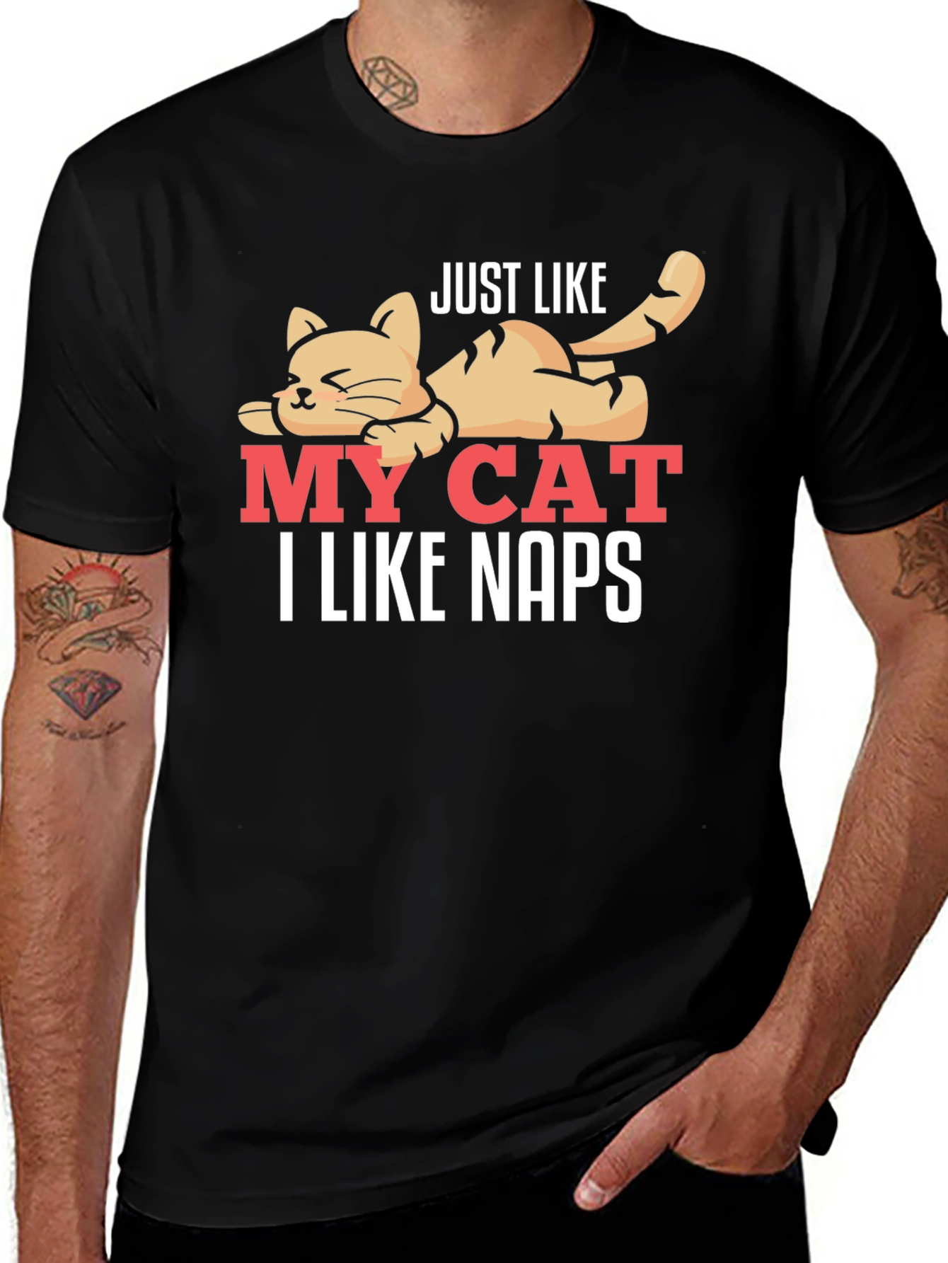 Just Like My Cat - I Like Naps T-Shirt