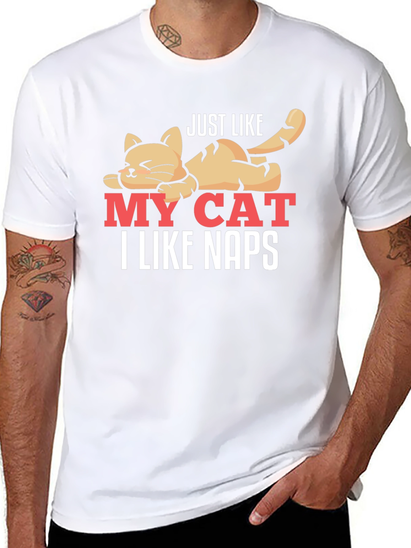 Just Like My Cat - I Like Naps T-Shirt