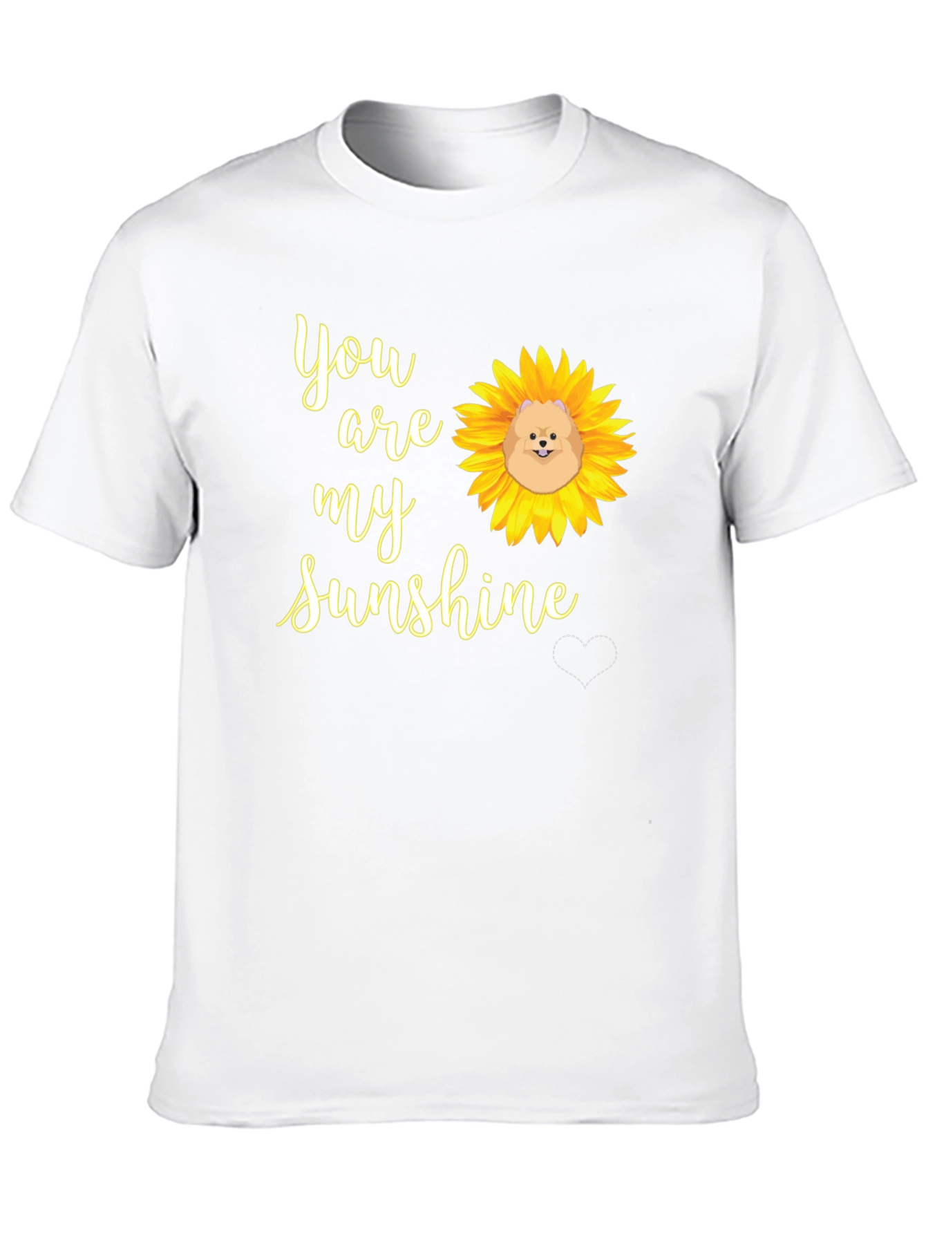 You are My Sunshine Dog Sunflower Graphic Tee